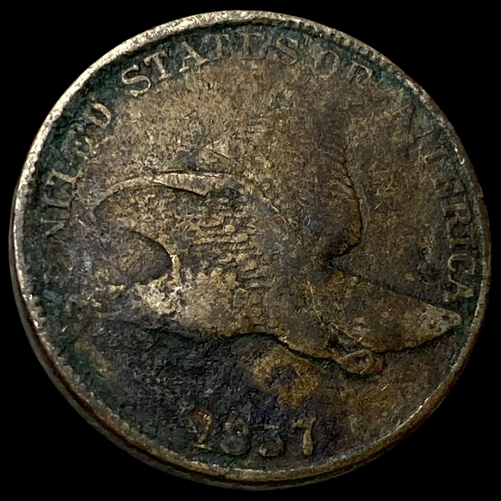 1857 Flying Eagle Cent HIGH GRADE (1 of 2)