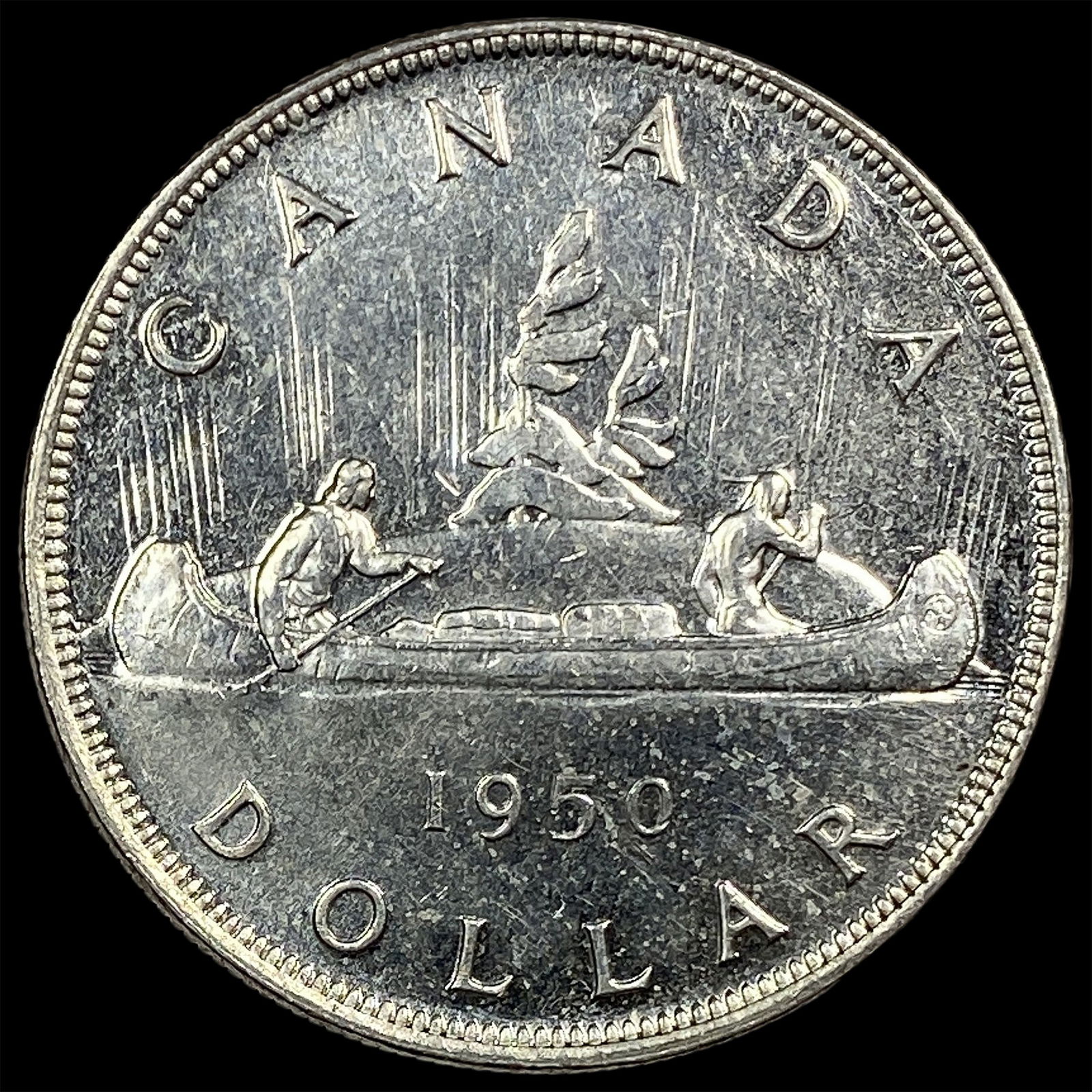 1950 Canada Silver Dollar UNCIRCULATED - 2