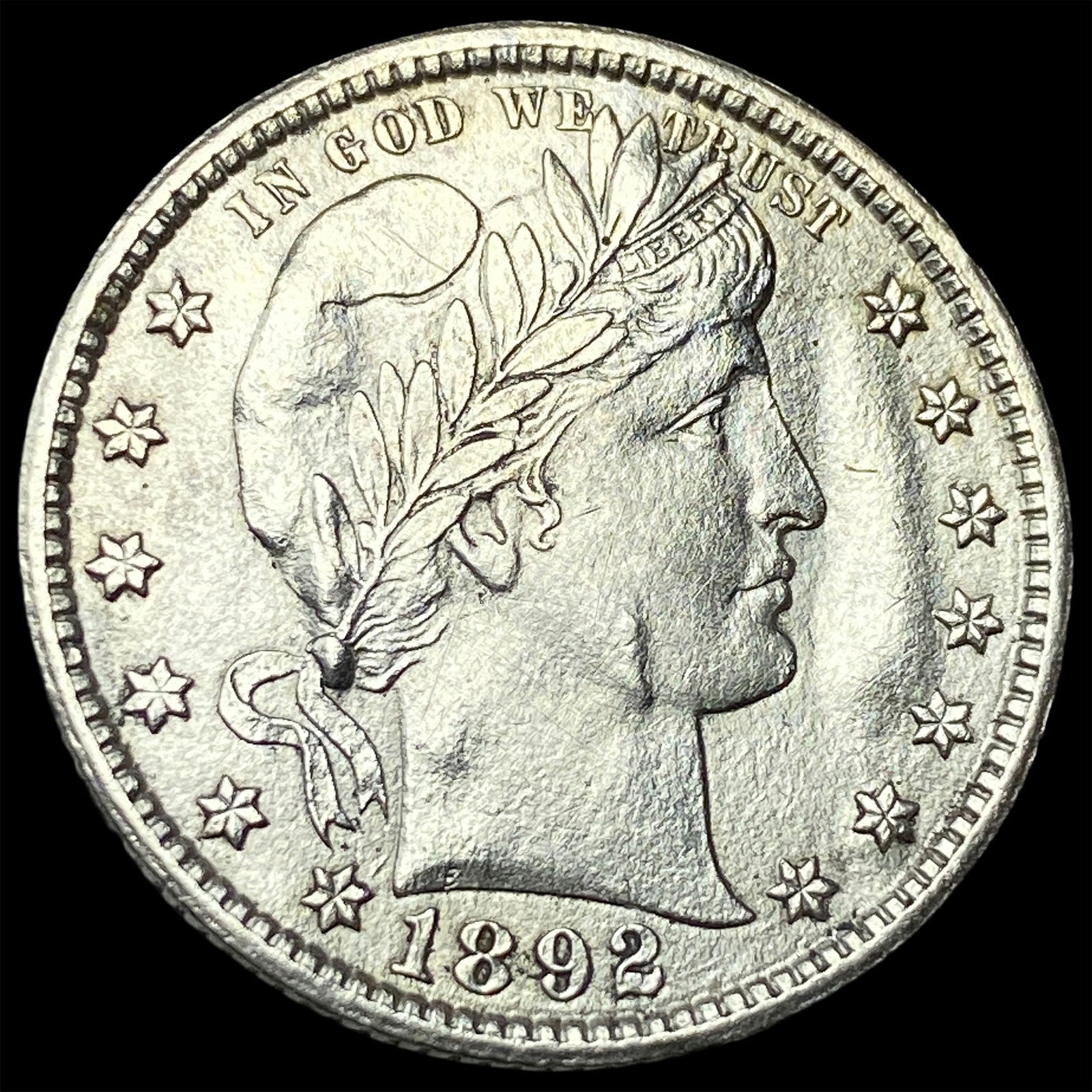 1892-O Silver Barber Quarter HIGH GRADE: 1892-O Silver Barber Quarter HIGH GRADE