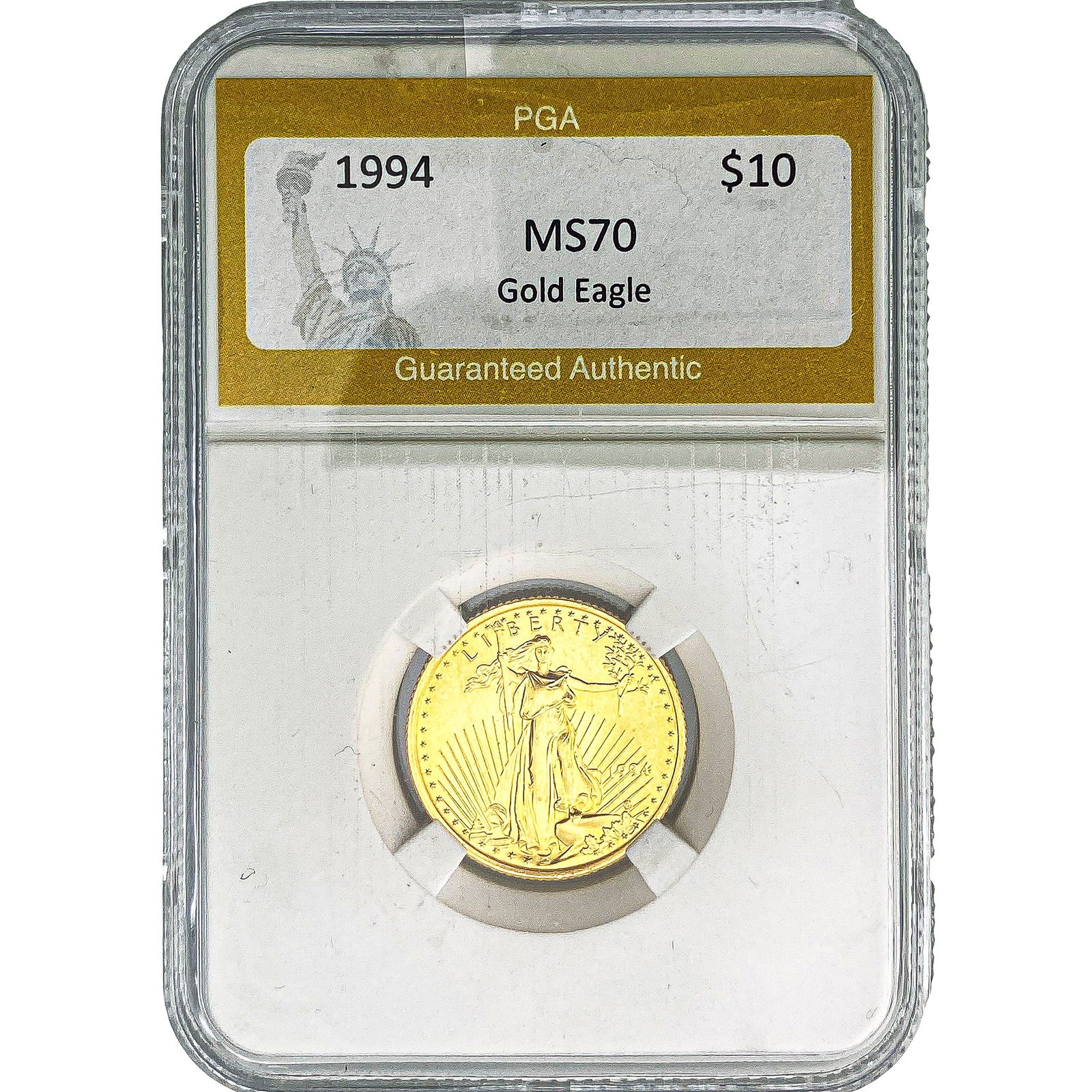 1994 1/4oz $10 Gold Eagle PGA MS70 (1 of 2)