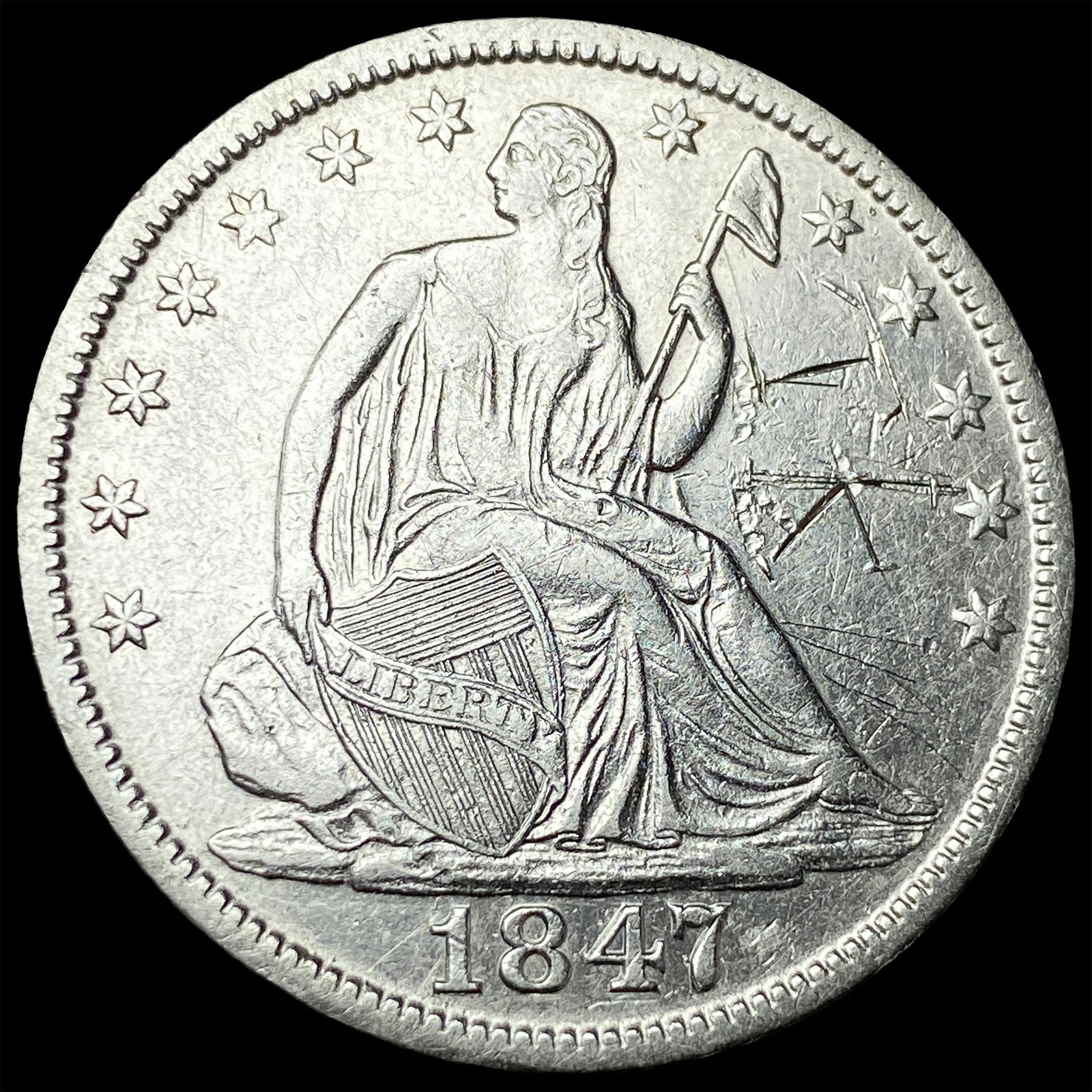 1847-O Silver Half Dollar HIGH GRADE (1 of 2)