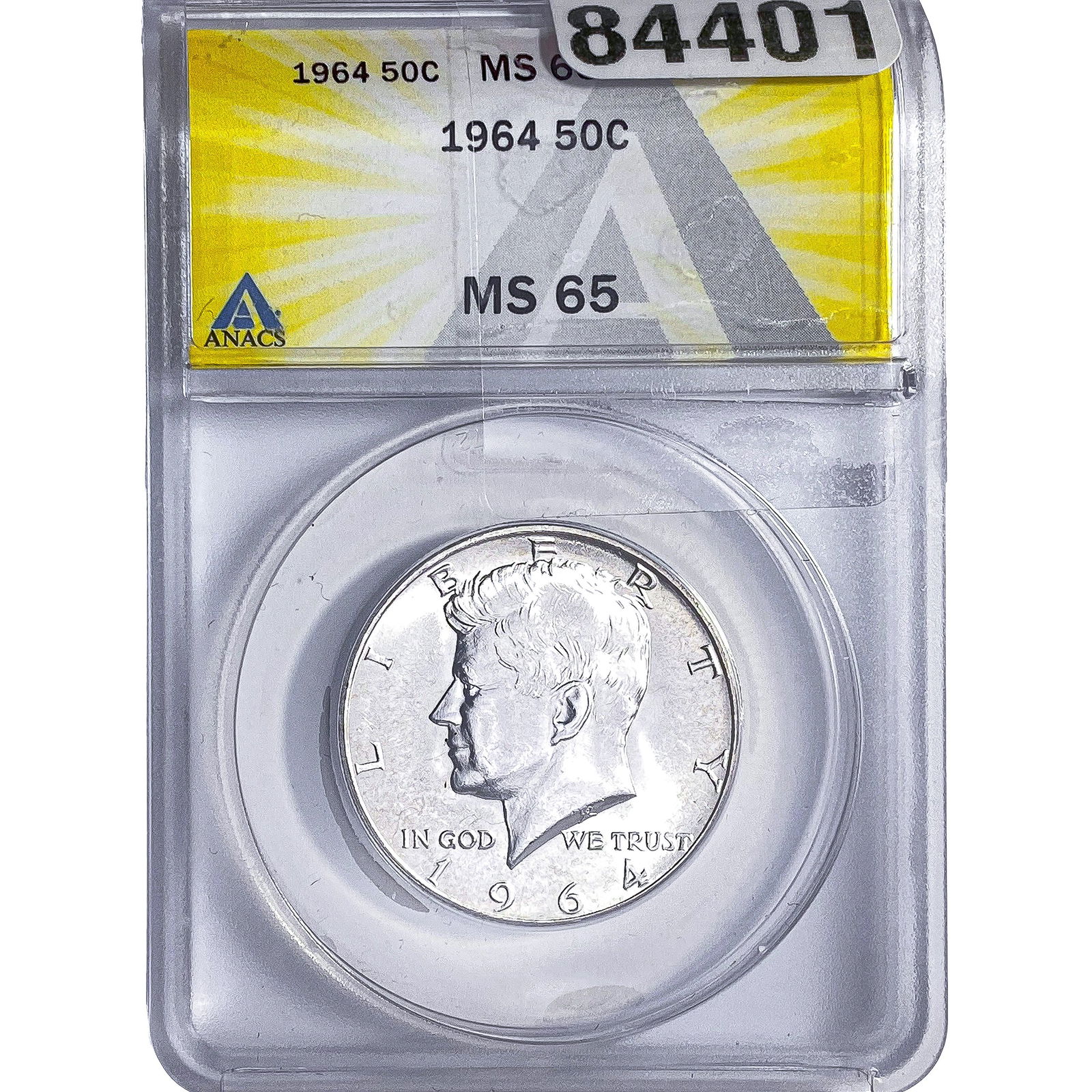 1964 Kennedy Half Dollar ANACS MS65 (1 of 2)