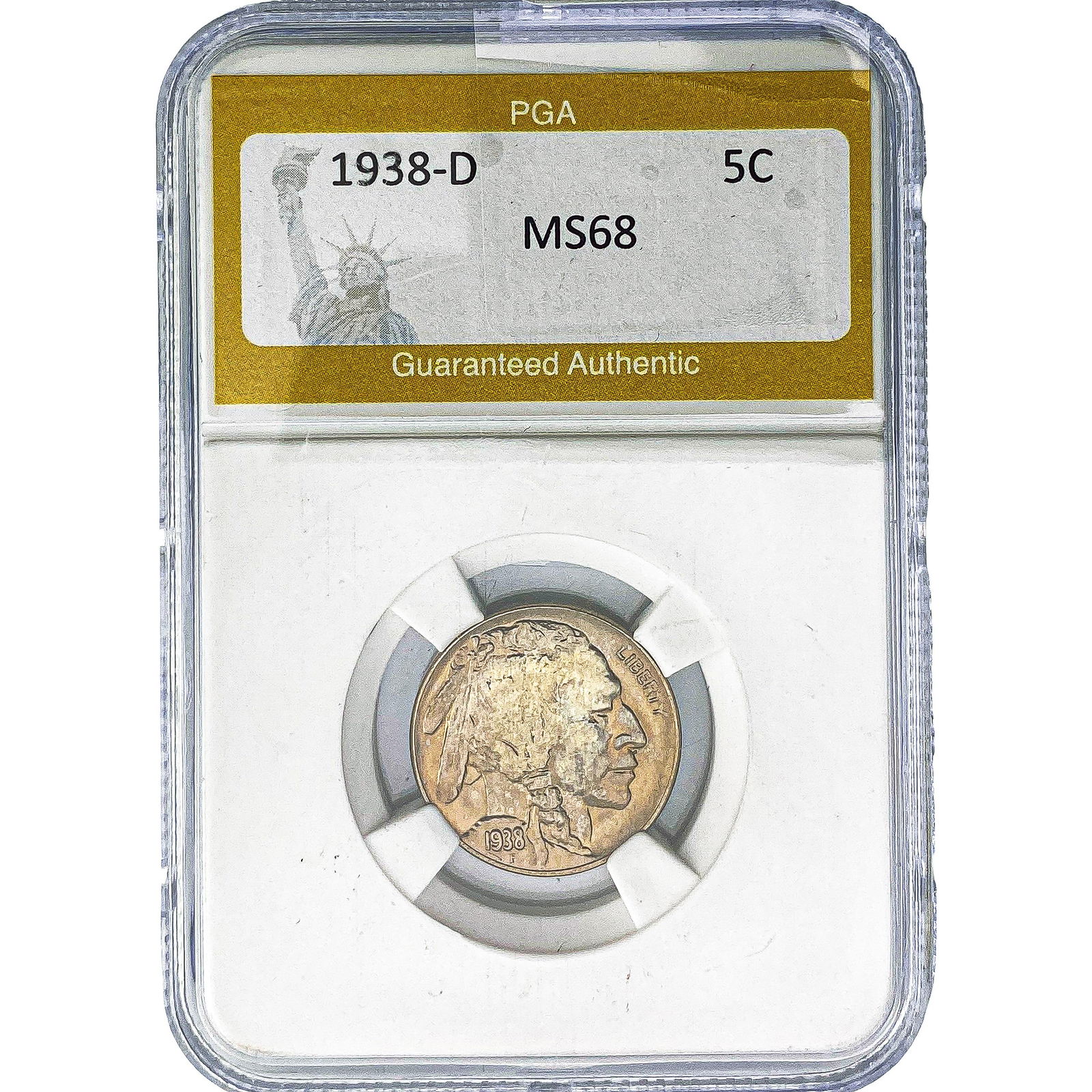 1938-D Buffalo Nickel PGA MS68 (1 of 2)