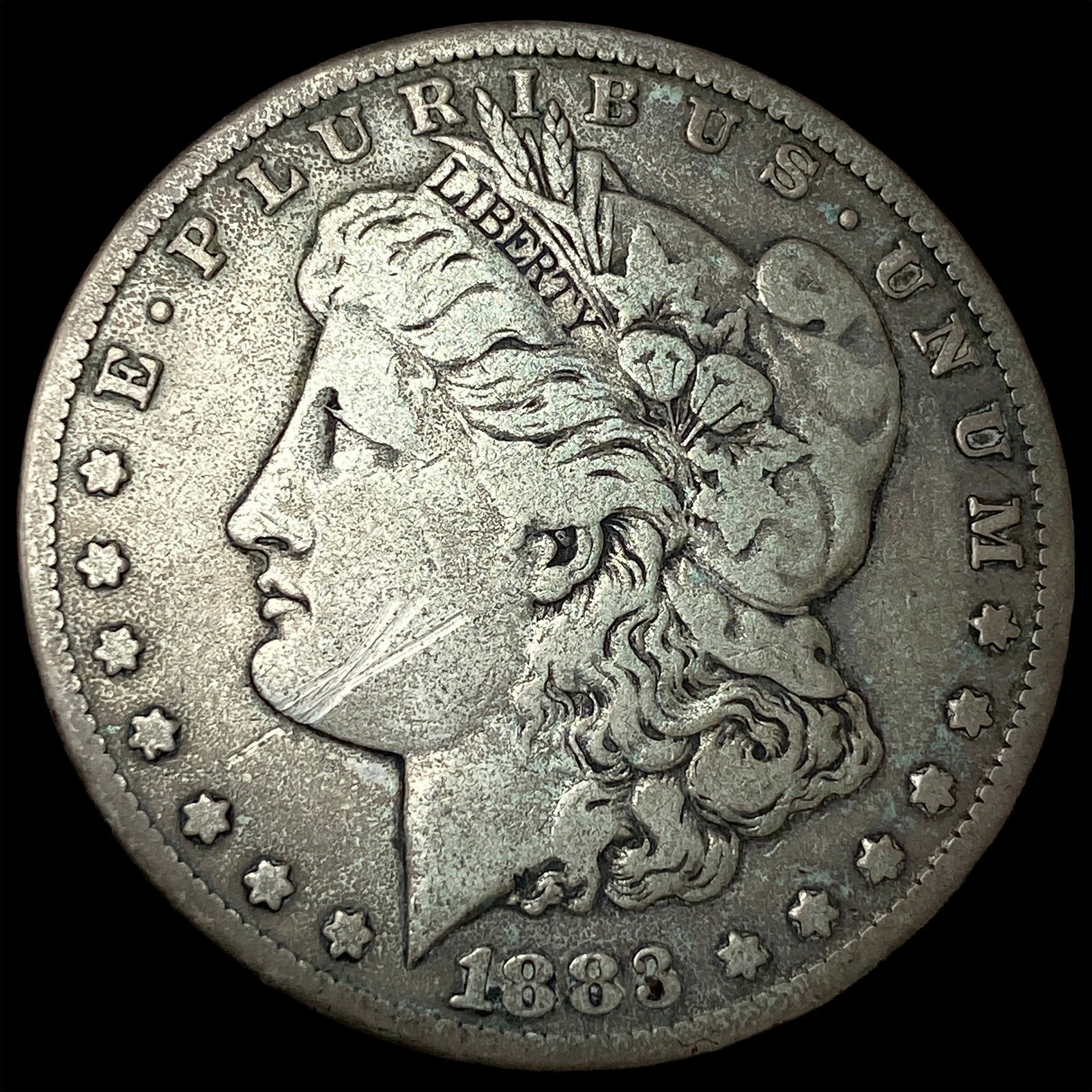 1883-CC Silver Morgan Dollar LIGHTLY CIRCULATED: 1883-CC Silver Morgan Dollar LIGHTLY CIRCULATED