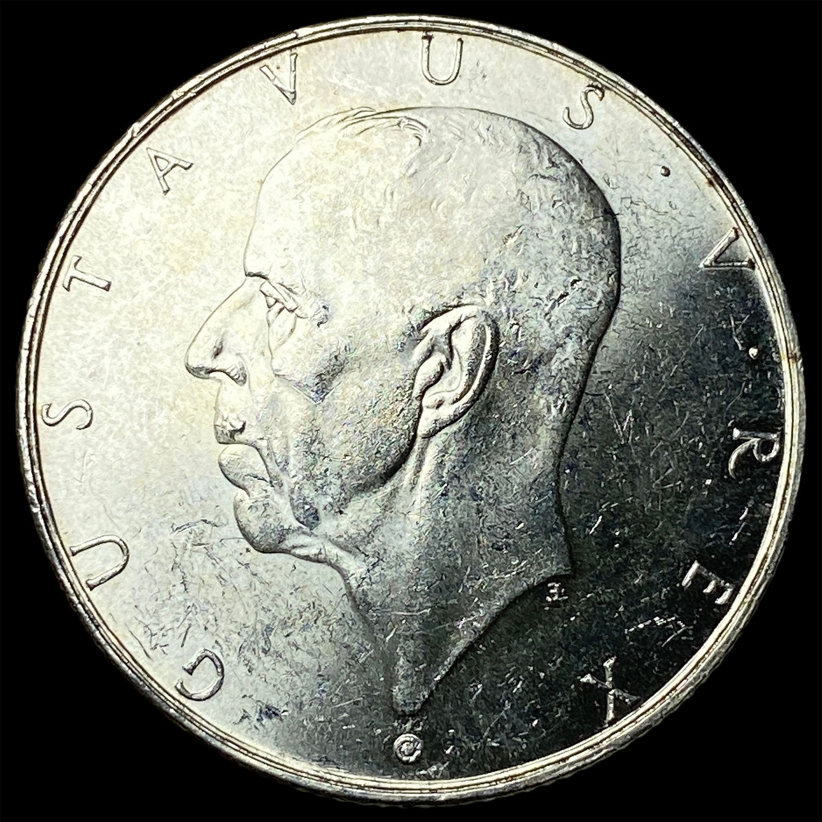 1938 Sweden Silver 2 Kroner UNCIRCULATED: 1938 Sweden Silver 2 Kroner UNCIRCULATED
