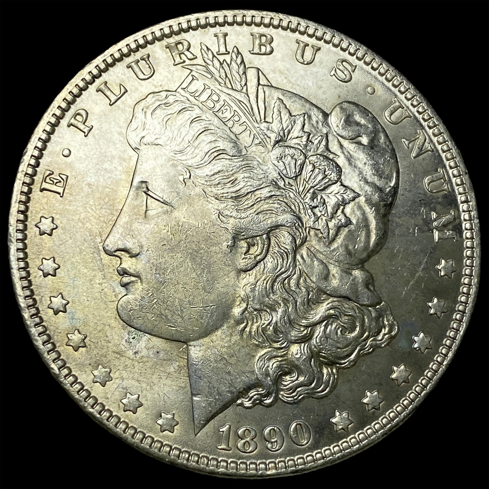 1890-CC Silver Morgan Dollar CHOICE BU (1 of 2)