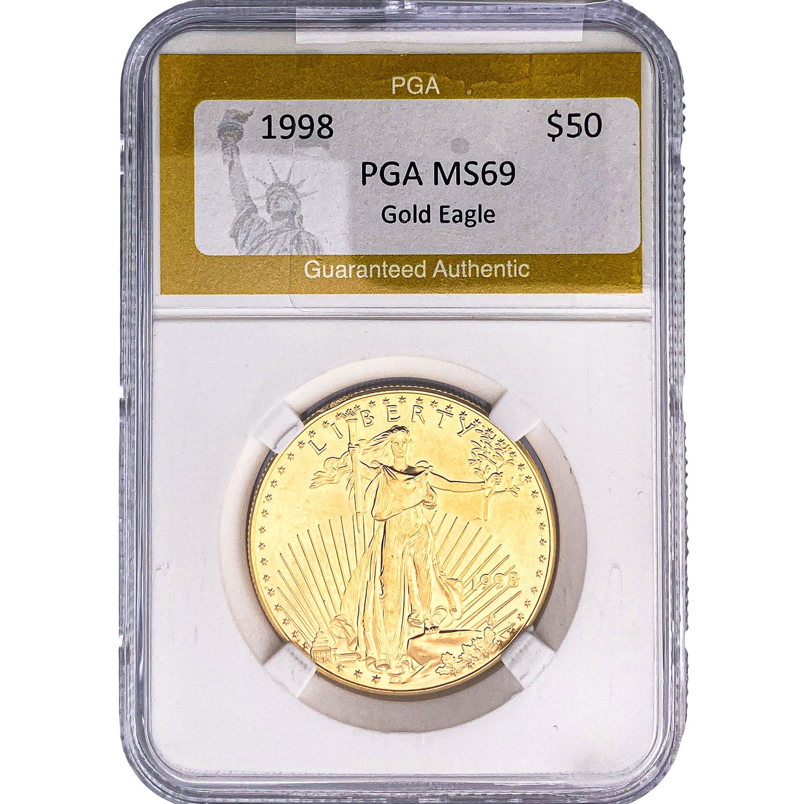 1998 1oz $50 Gold Eagle PGA MS69 (1 of 2)