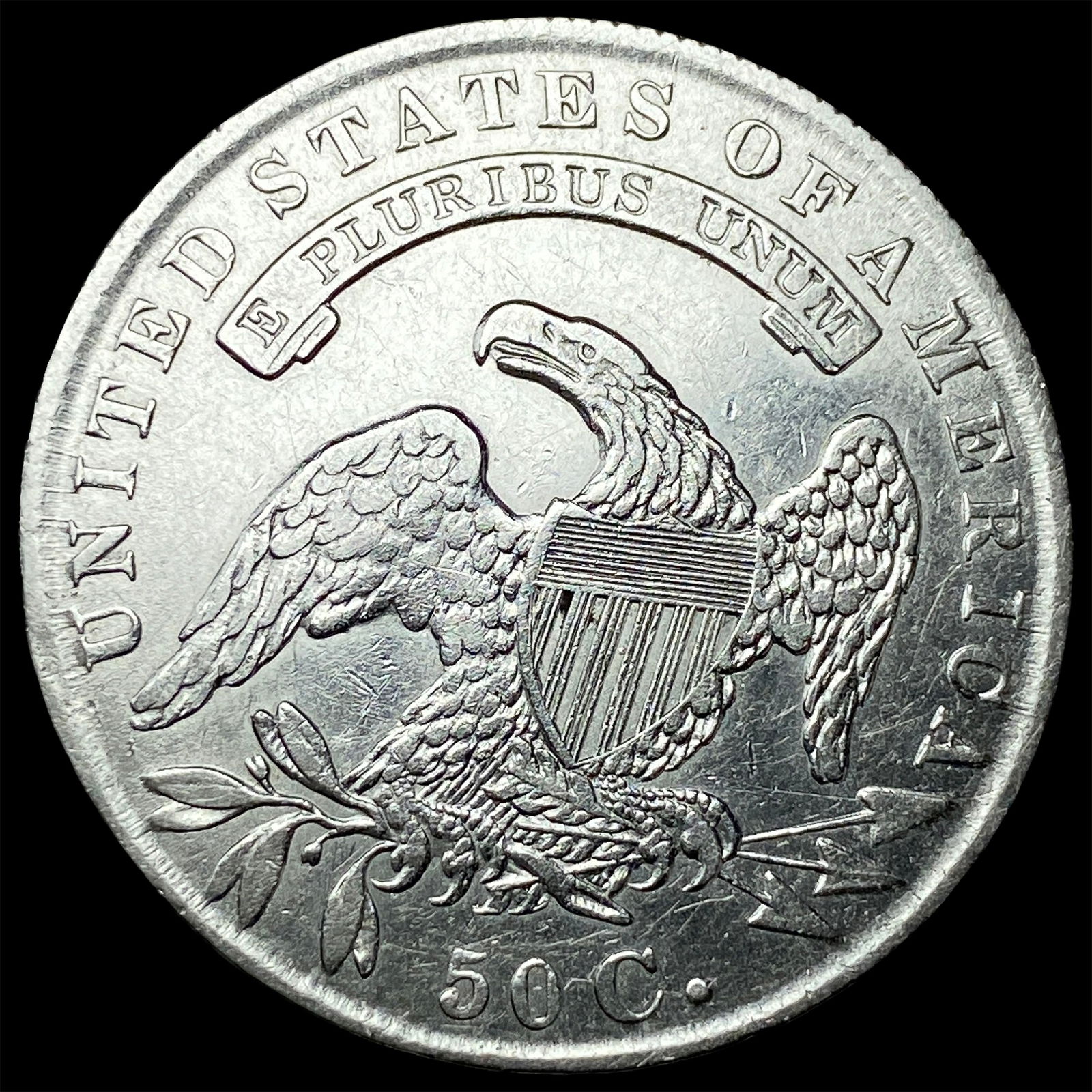 1835 Capped Bust Half Dollar CLOSELY UNCIRCULATED - 2