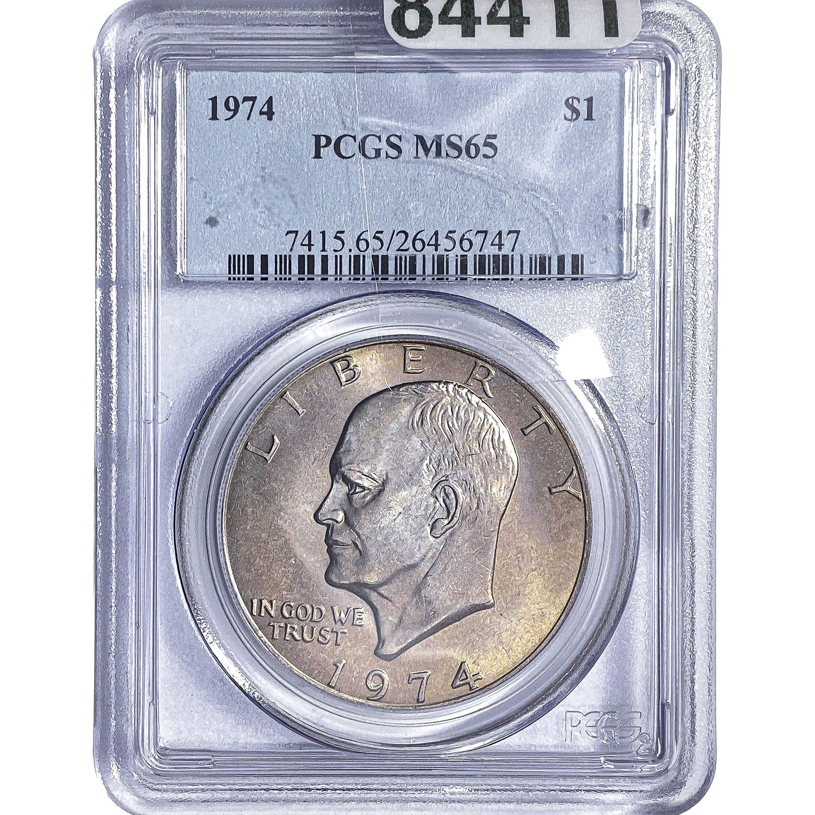 1974 Eisenhower Dollar PCGS MS65: 1974 Eisenhower Dollar PCGS MS65