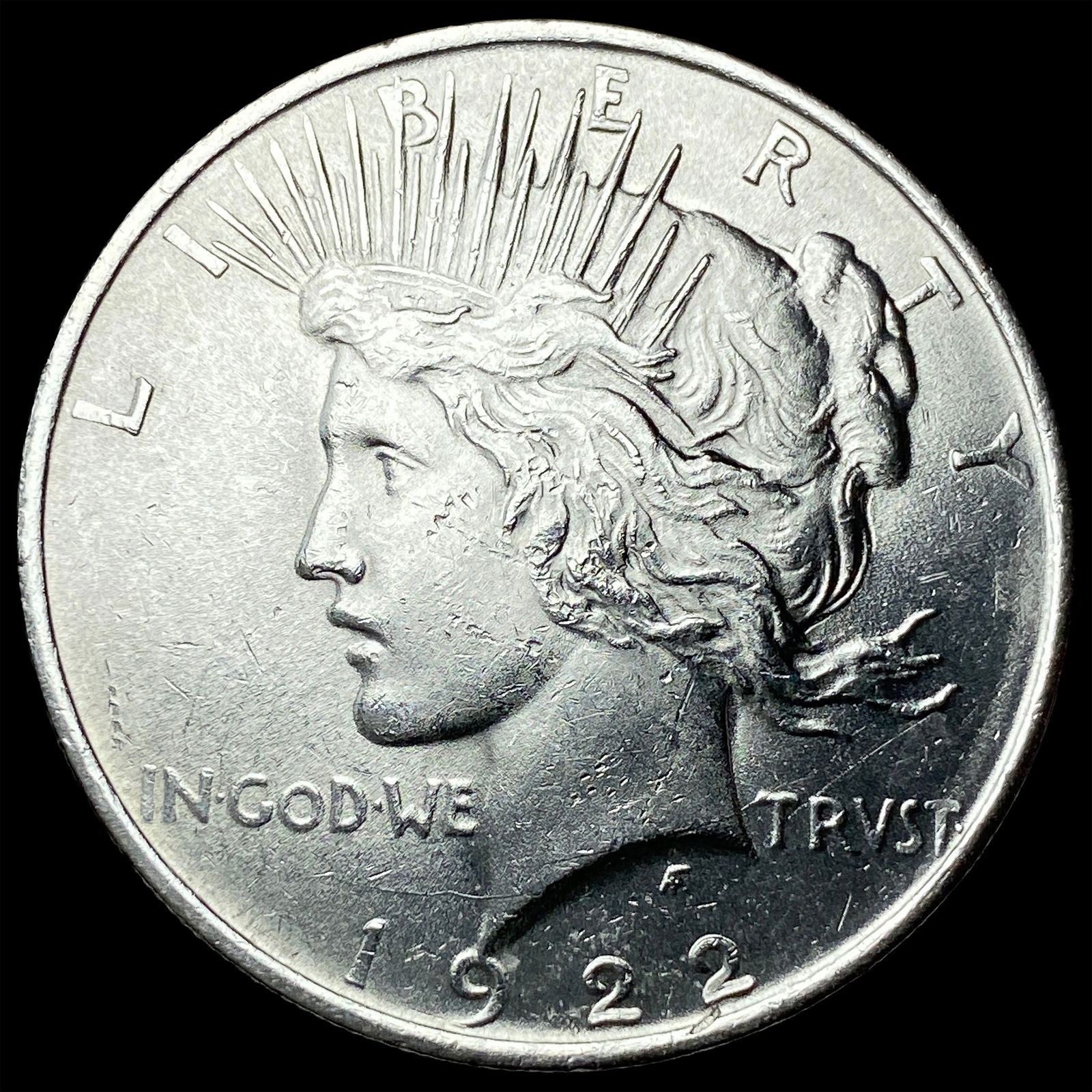 1922-S Silver Peace Dollar UNCIRCULATED: 1922-S Silver Peace Dollar UNCIRCULATED