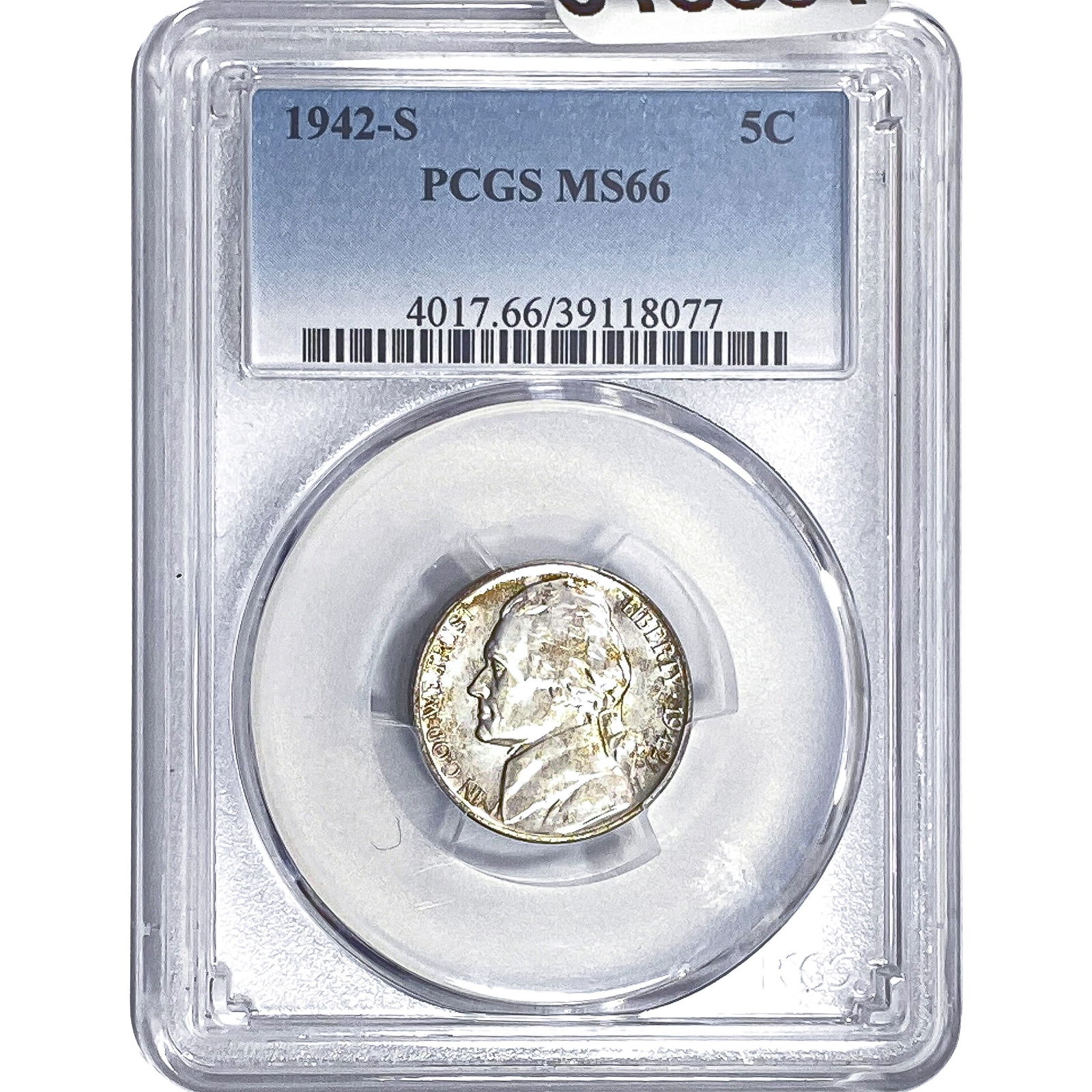 1942-S Jefferson Nickel PCGS MS66 (1 of 2)