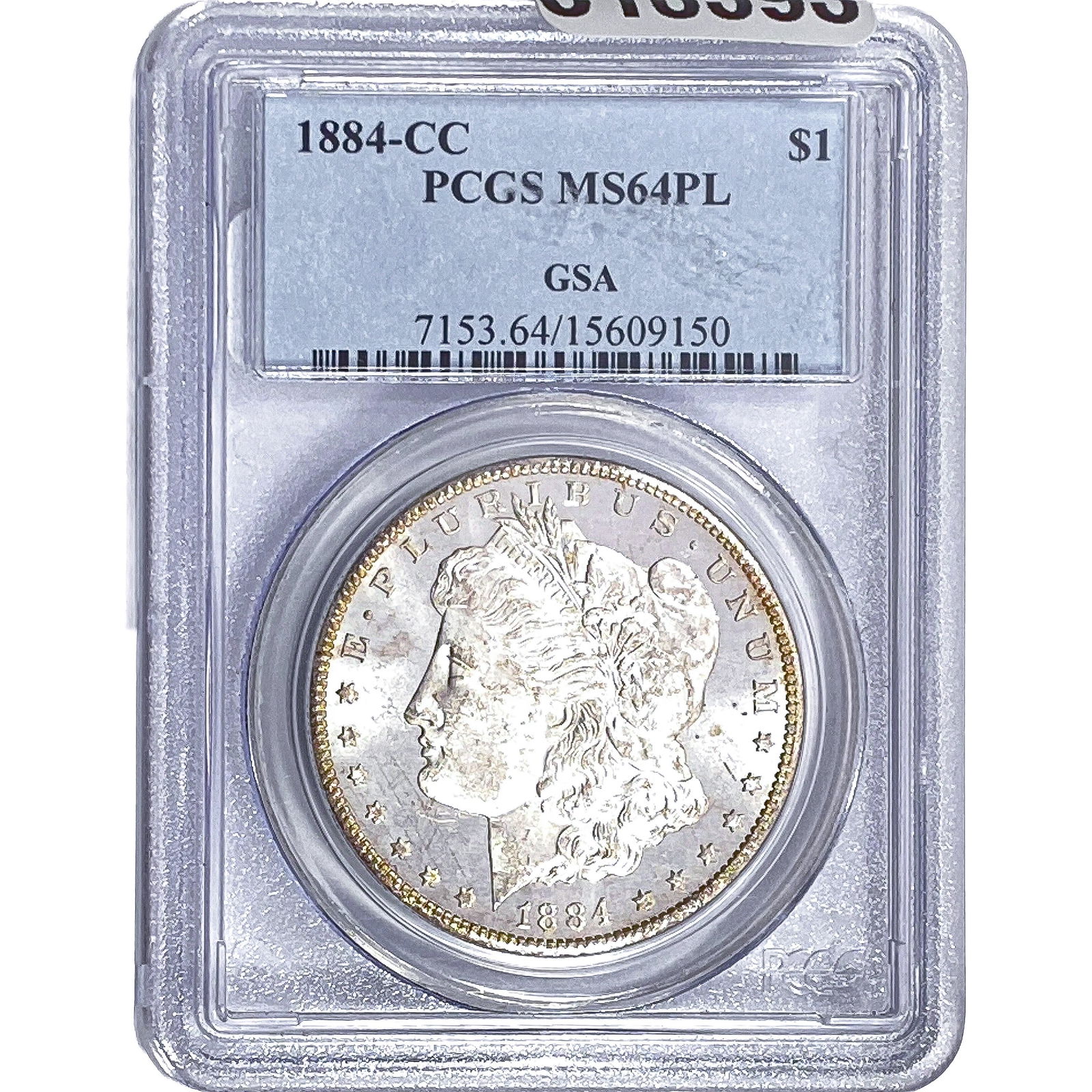 1884-CC Morgan Silver Dollar PCGS MS64 PL (1 of 2)
