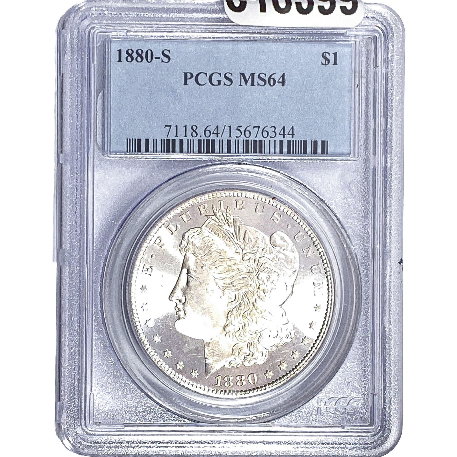 1880-S Morgan Silver Dollar PCGS MS64: 1880-S Morgan Silver Dollar PCGS MS64