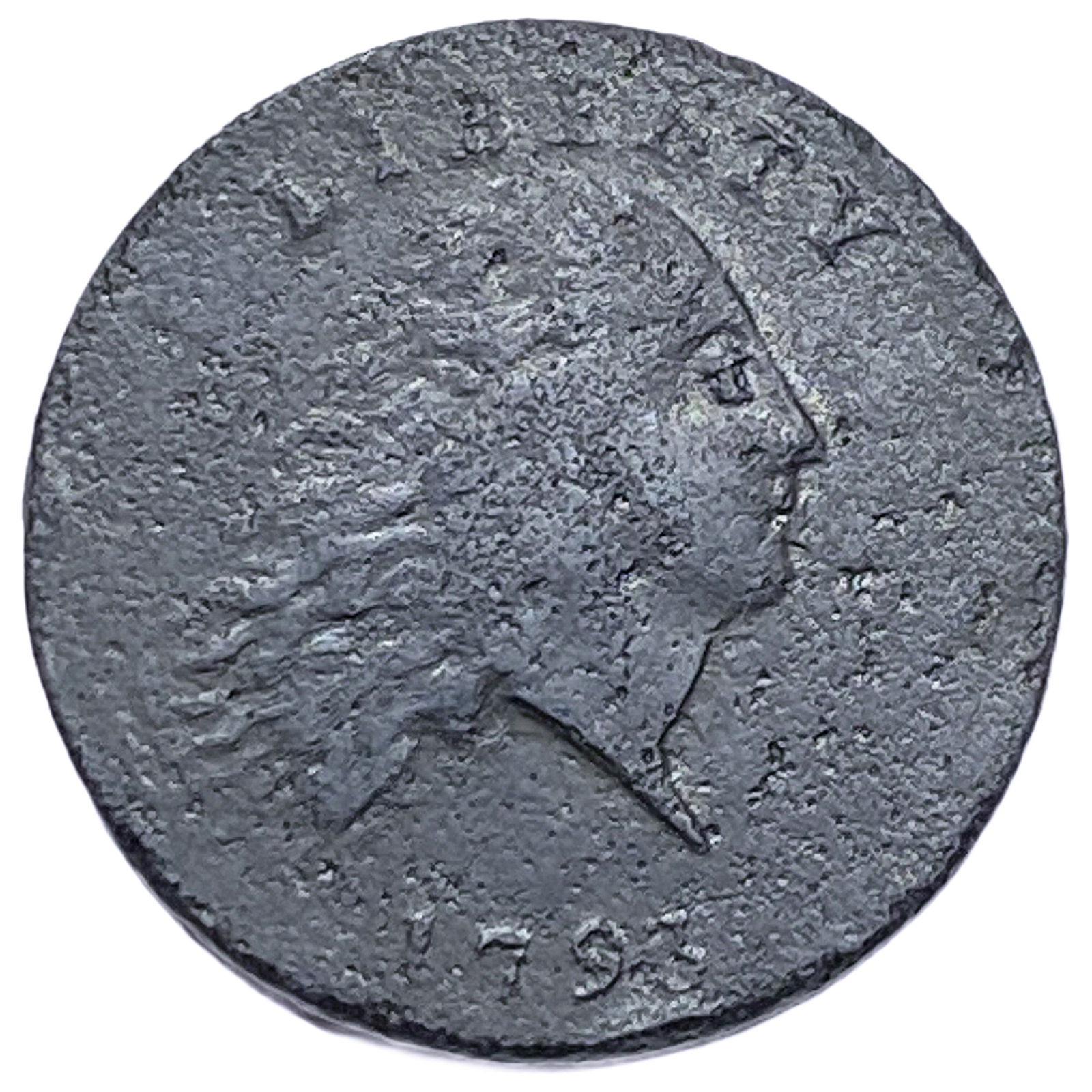 1793 Flowing Hair Large Cent (1 of 2)