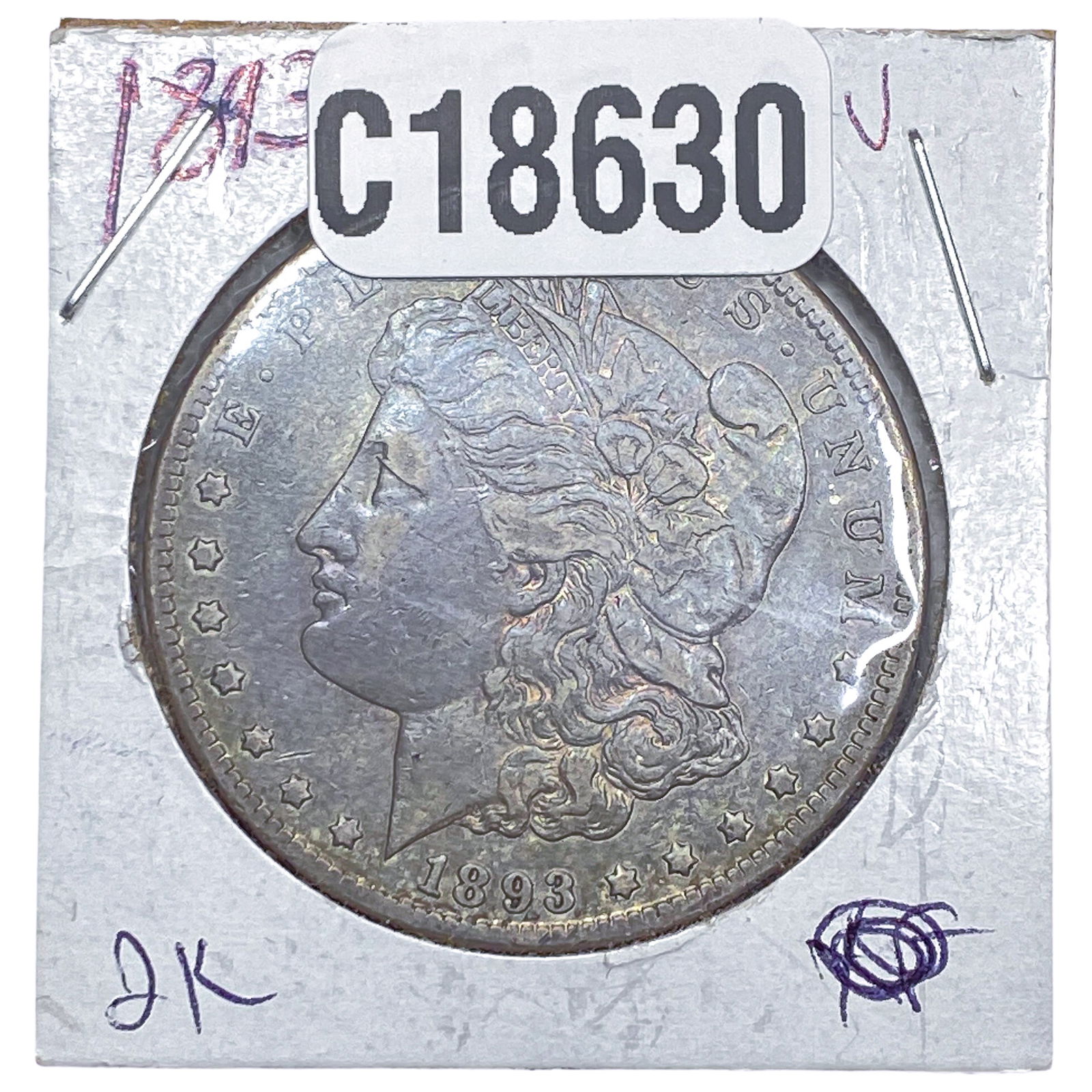1893-CC Morgan Silver Dollar (1 of 2)