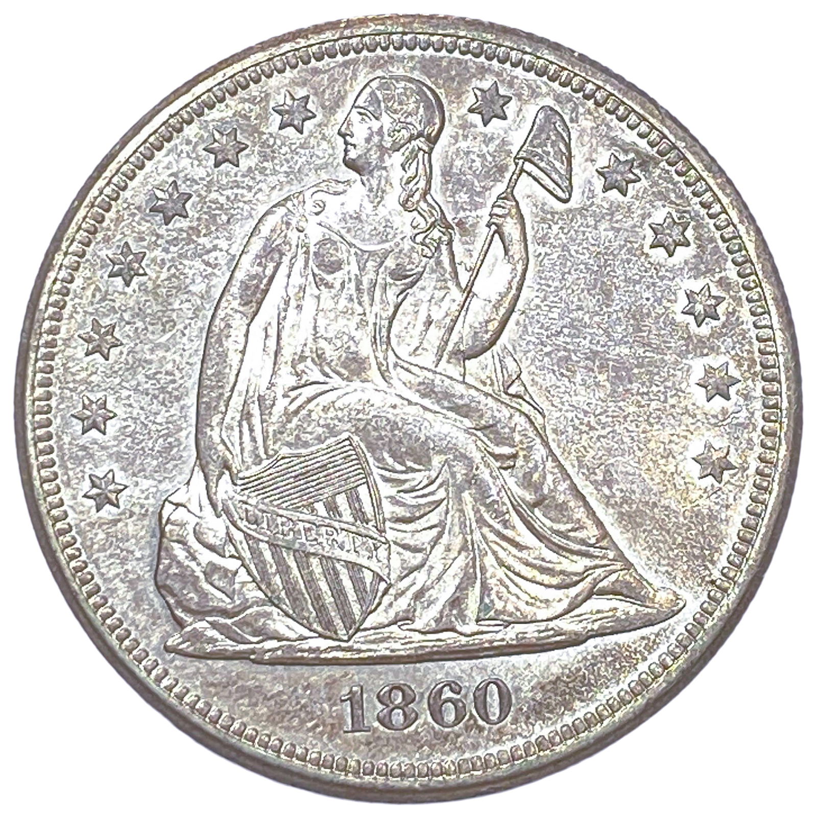 1860-O Seated Liberty Dollar (1 of 2)