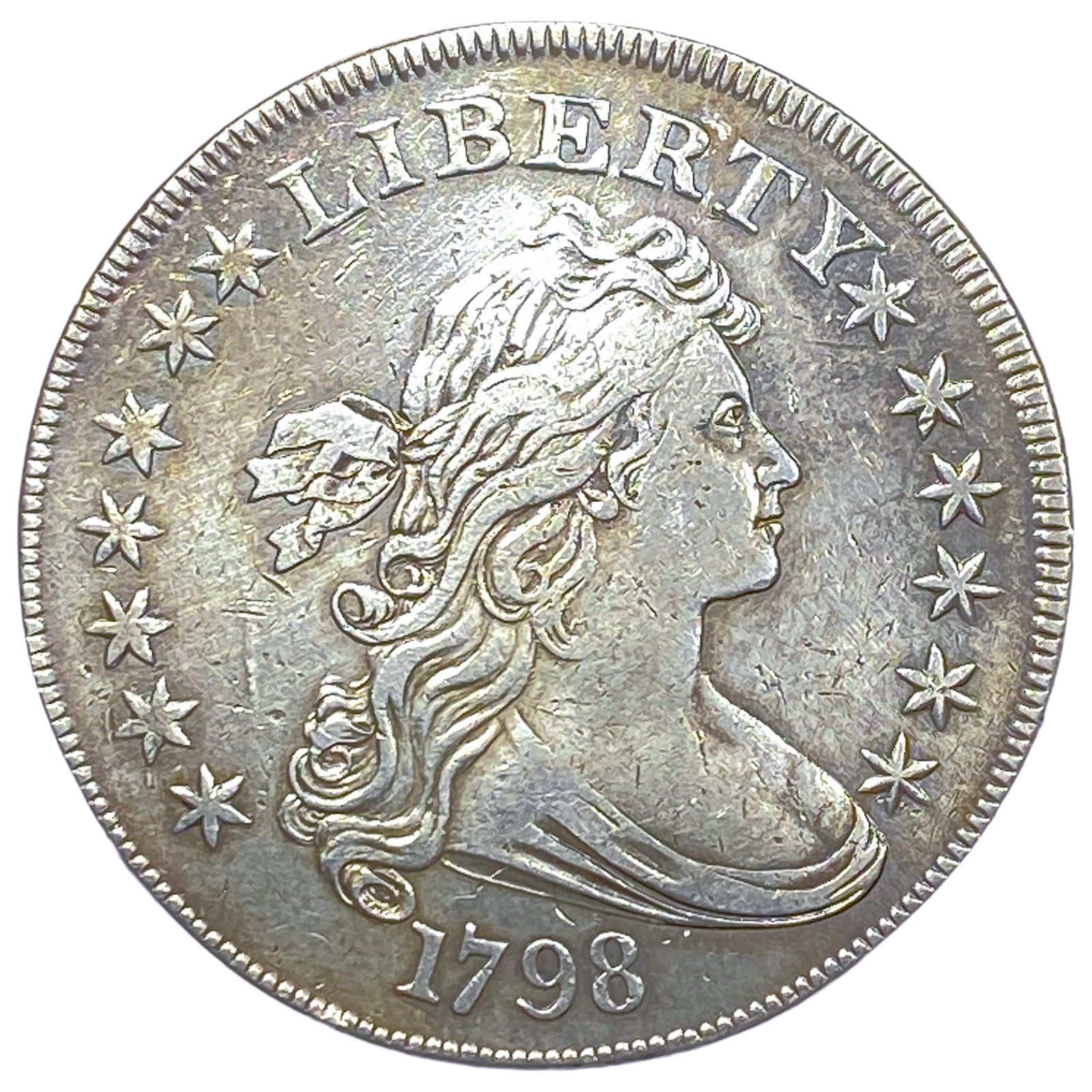 1798 Flowing Hair Dollar: 1798 Flowing Hair Dollar