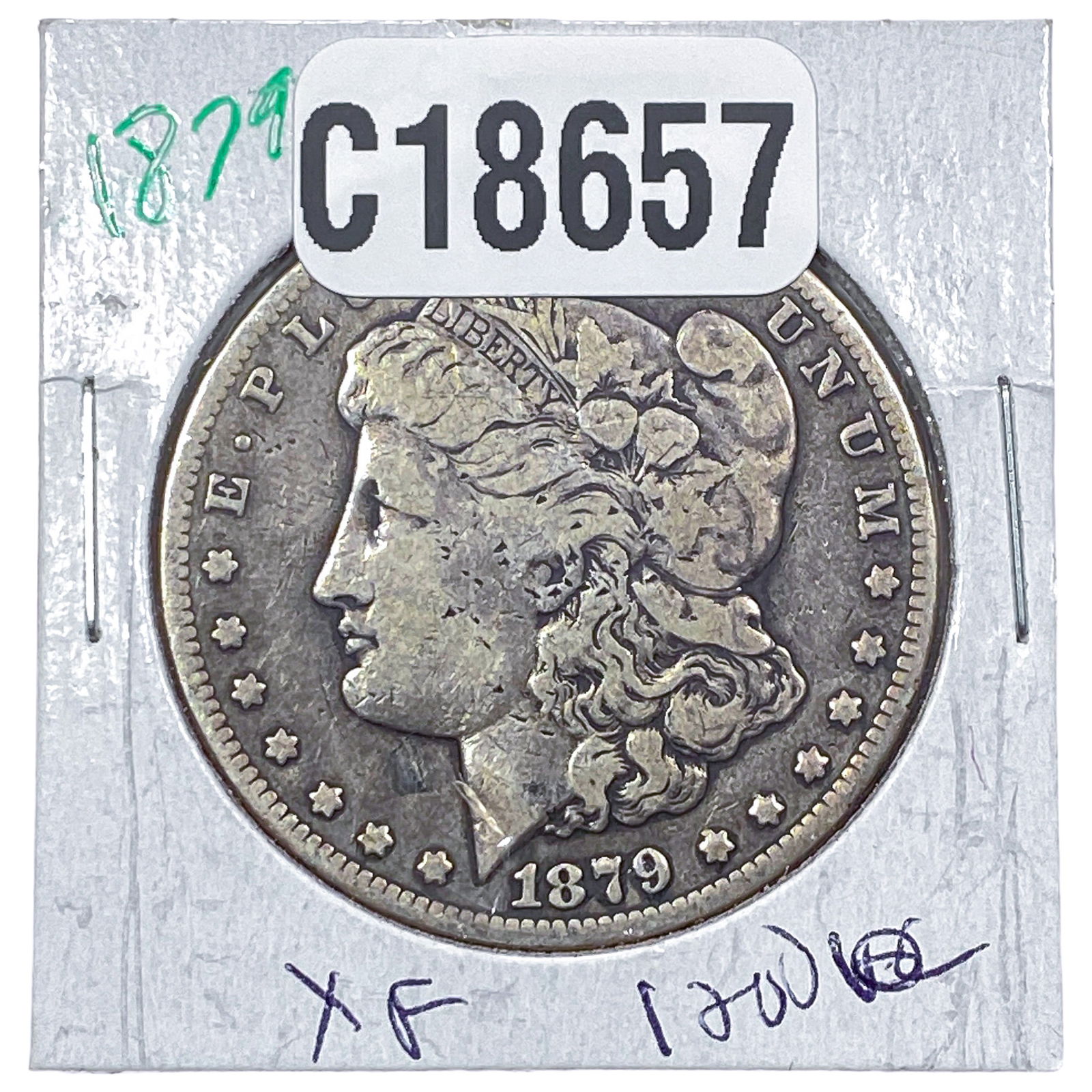 1879-CC Morgan Silver Dollar (1 of 2)