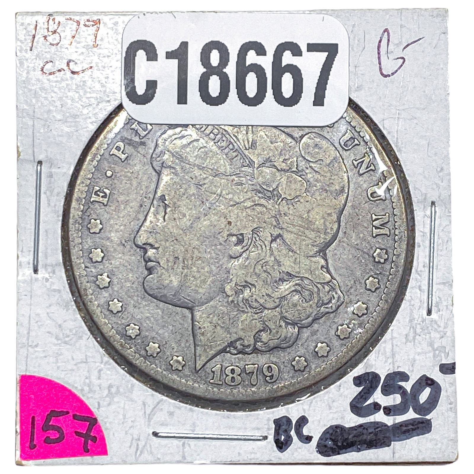 1879-CC Morgan Silver Dollar: 1879-CC Morgan Silver Dollar