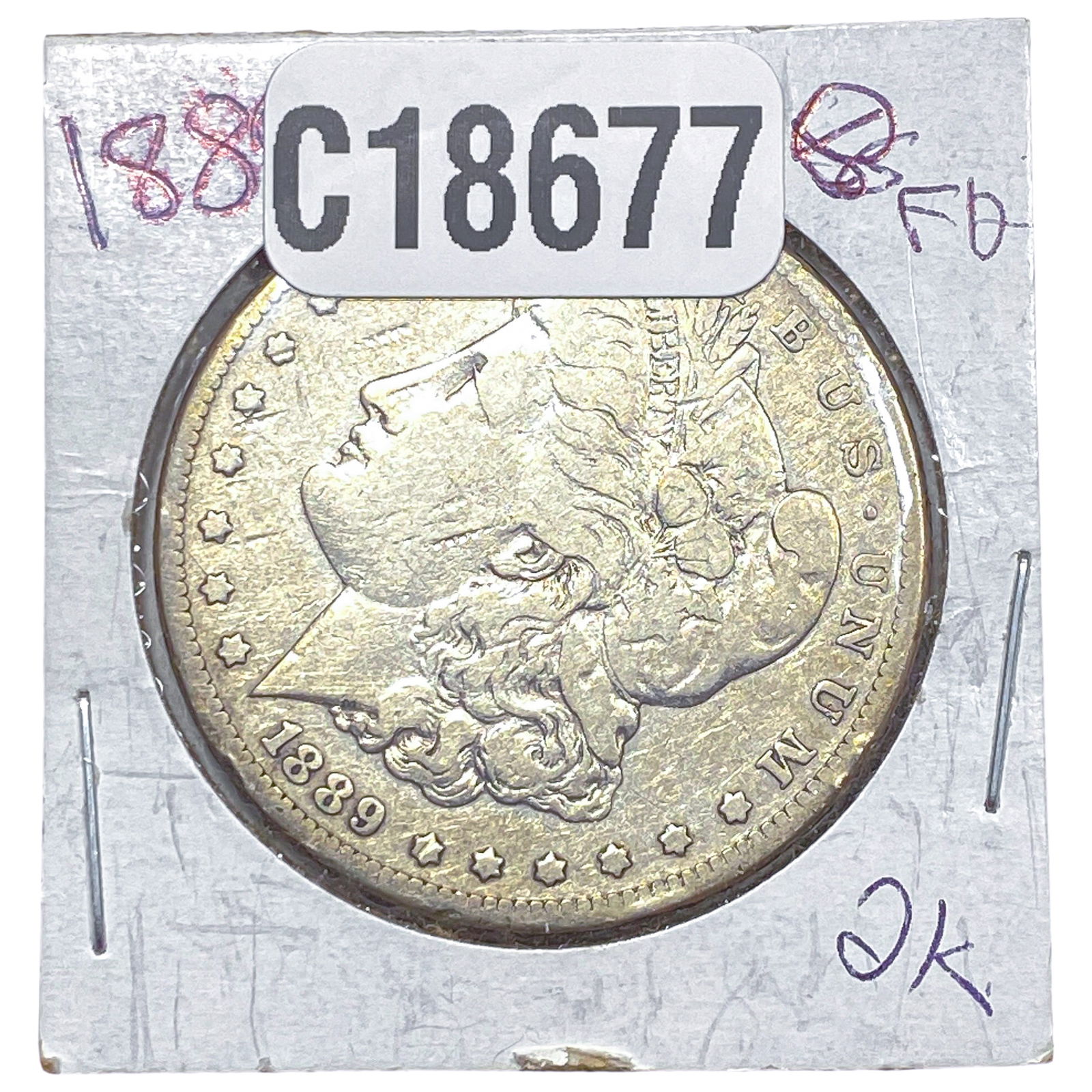 1889-CC Morgan Silver Dollar: 1889-CC Morgan Silver Dollar