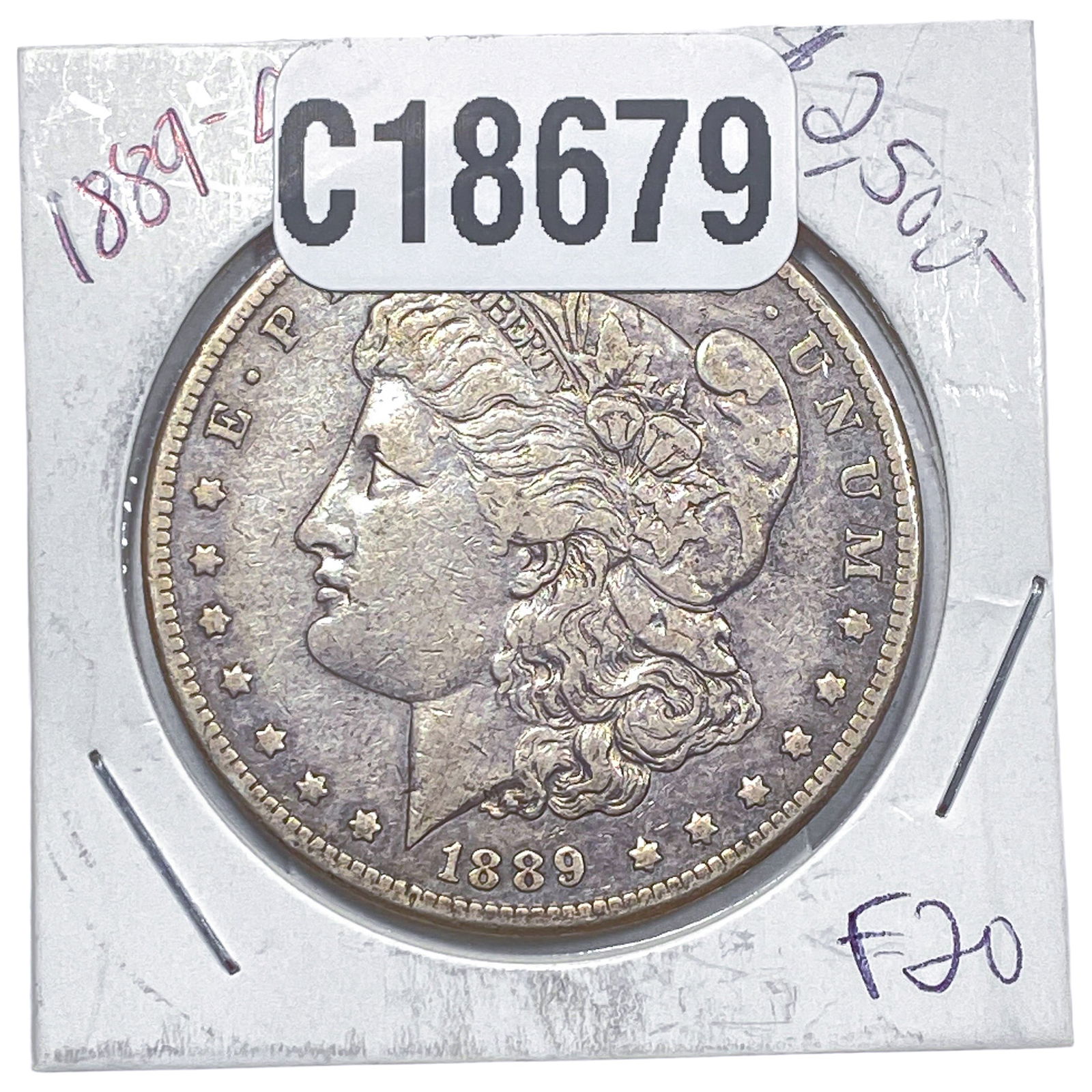 1889-CC Morgan Silver Dollar (1 of 2)