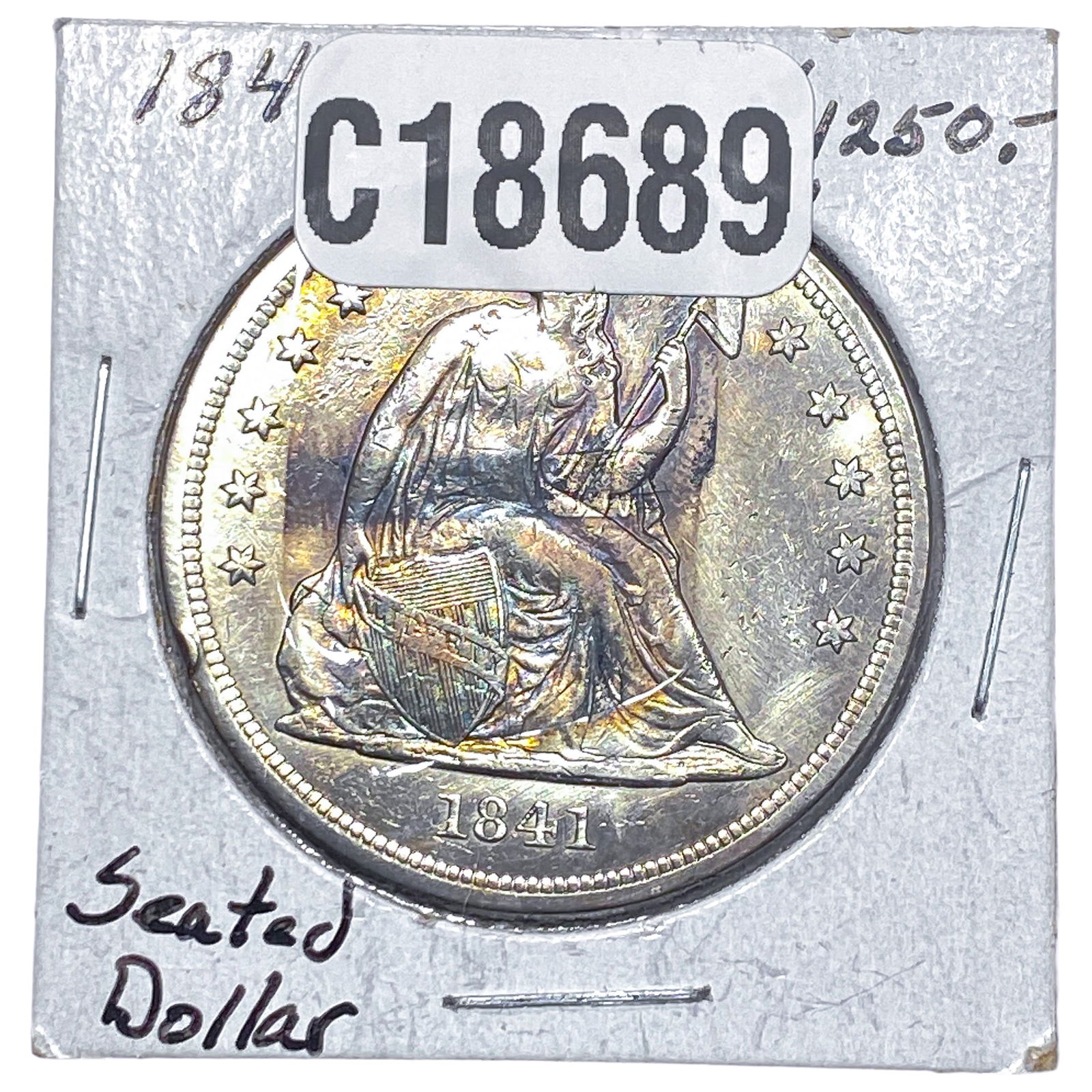 1841 Seated Liberty Dollar: 1841 Seated Liberty Dollar