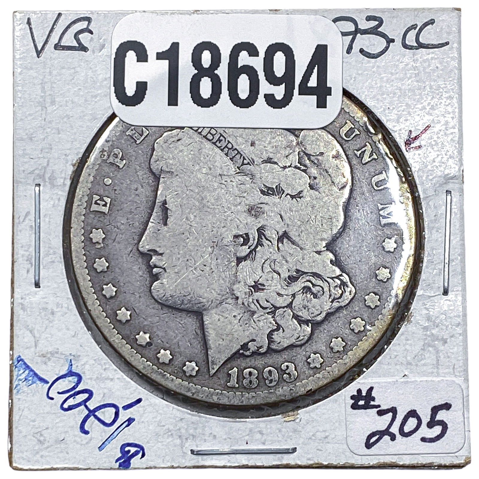 1893-CC Morgan Silver Dollar (1 of 2)