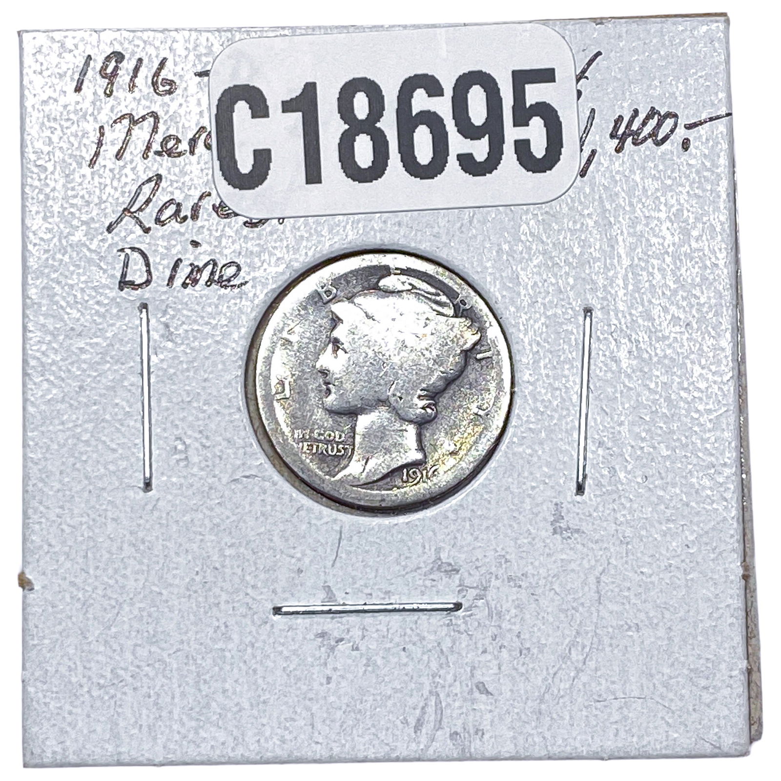 1916-D Mercury Silver Dime: 1916-D Mercury Silver Dime