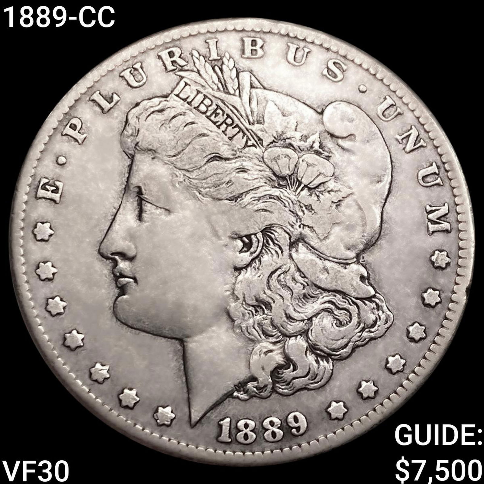 1889-CC Morgan Silver Dollar LIGHTLY CIRCULATED (1 of 2)