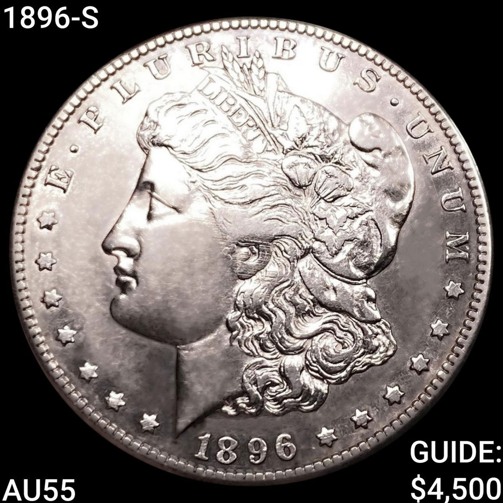 1896-S Morgan Silver Dollar HIGH GRADE (1 of 2)