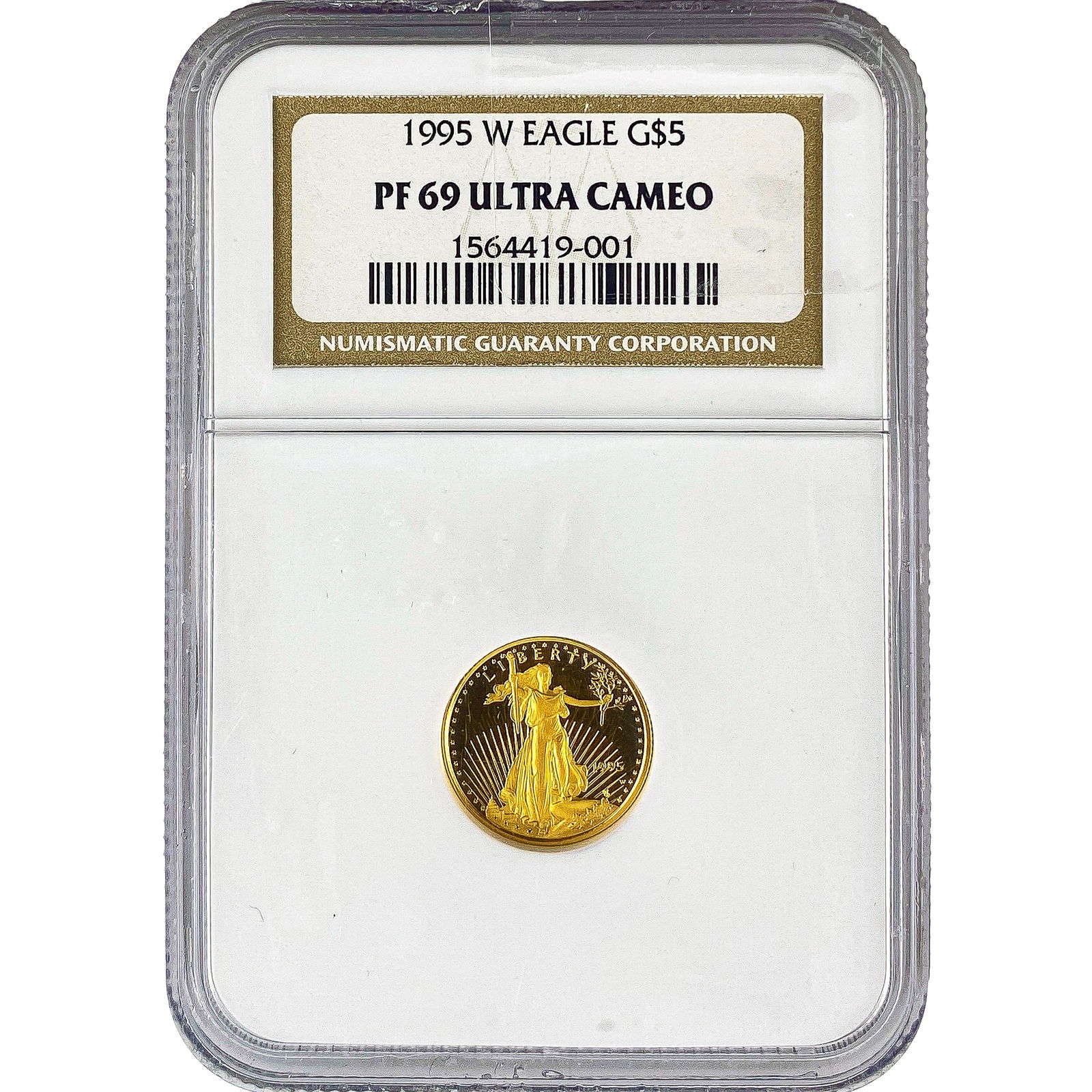 1995-W 1/10oz Gold Eagle $5 NGC PF69 Ultra Cameo: 1995-W 1/10oz Gold Eagle $5 NGC PF69 Ultra Cameo