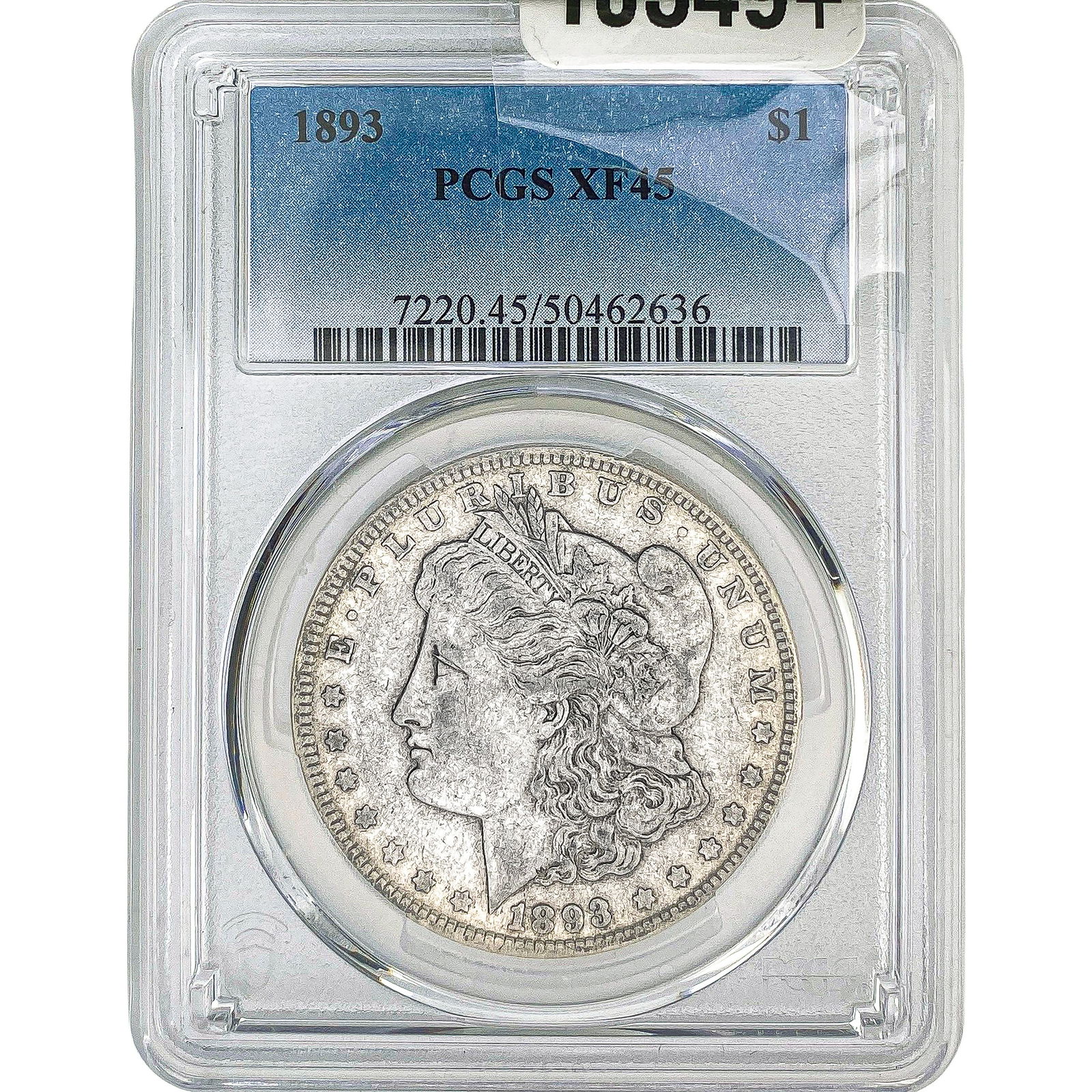 1893 Morgan Silver Dollar PCGS XF45: 1893 Morgan Silver Dollar PCGS XF45