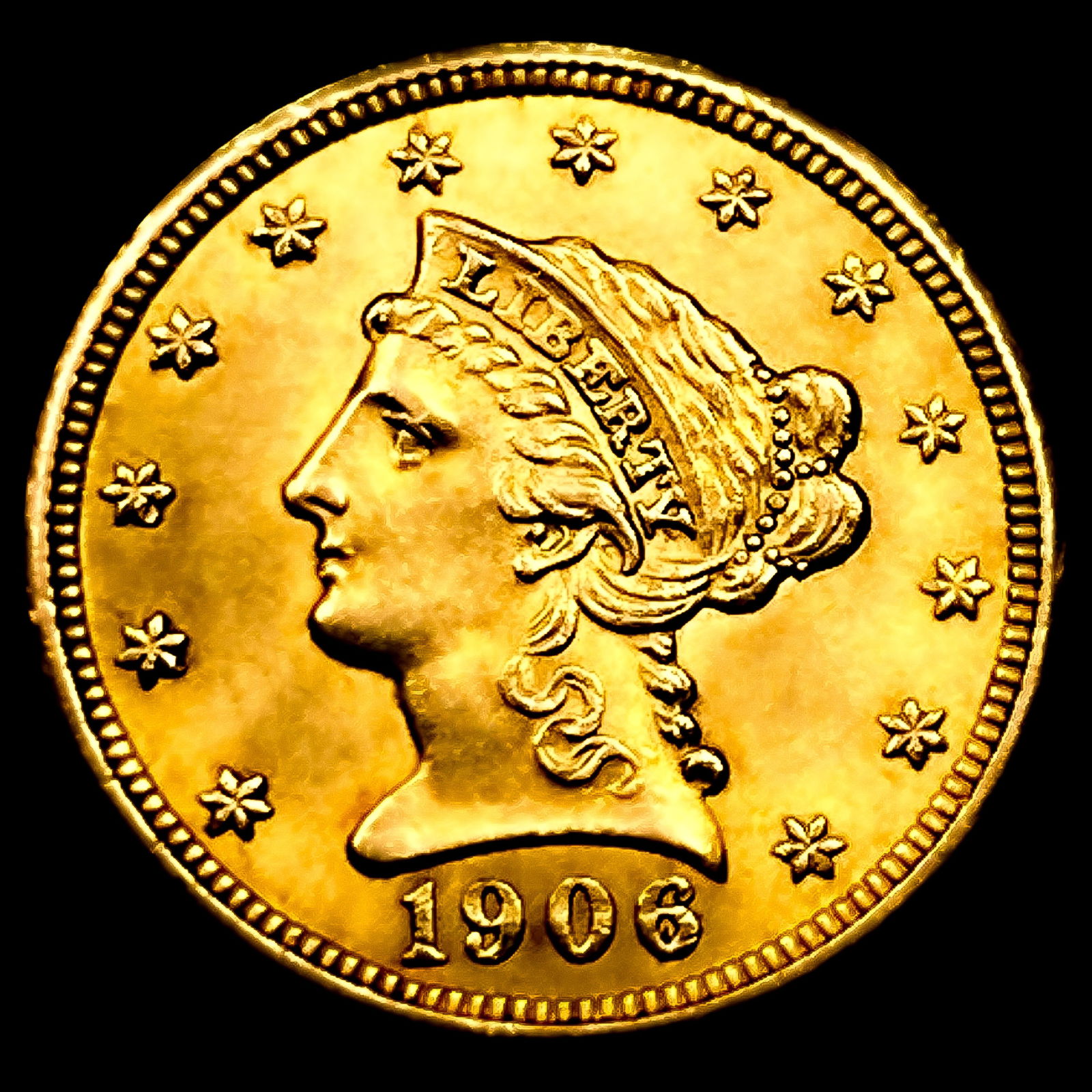 1906 $2.50 Gold Quarter Eagle: 1906 $2.50 Gold Quarter Eagle