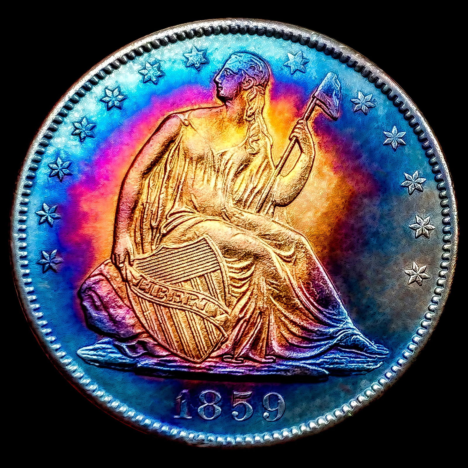 1859-O Seated Liberty Half Dollar: 1859-O Seated Liberty Half Dollar
