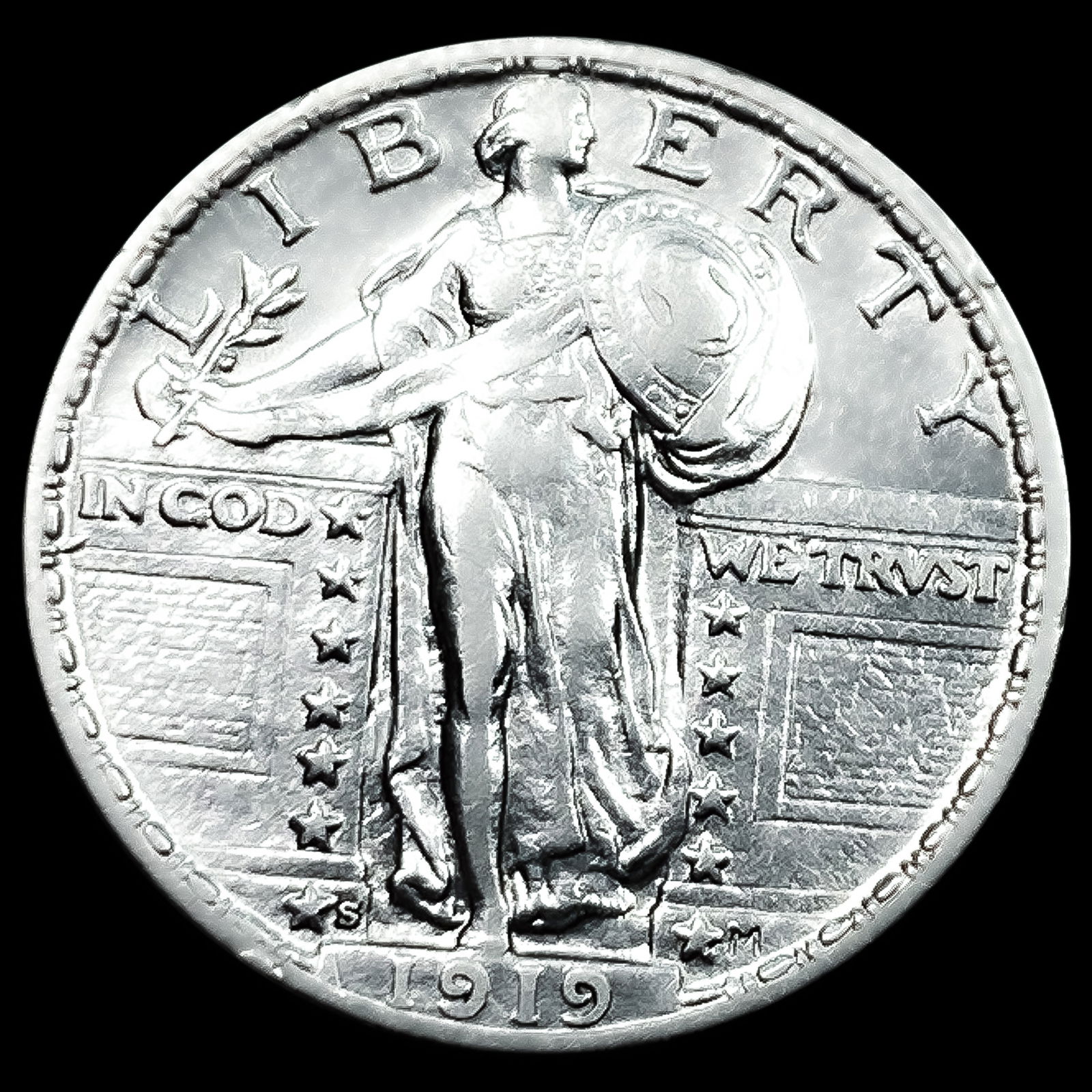 1919-S Standing Liberty Quarter: 1919-S Standing Liberty Quarter