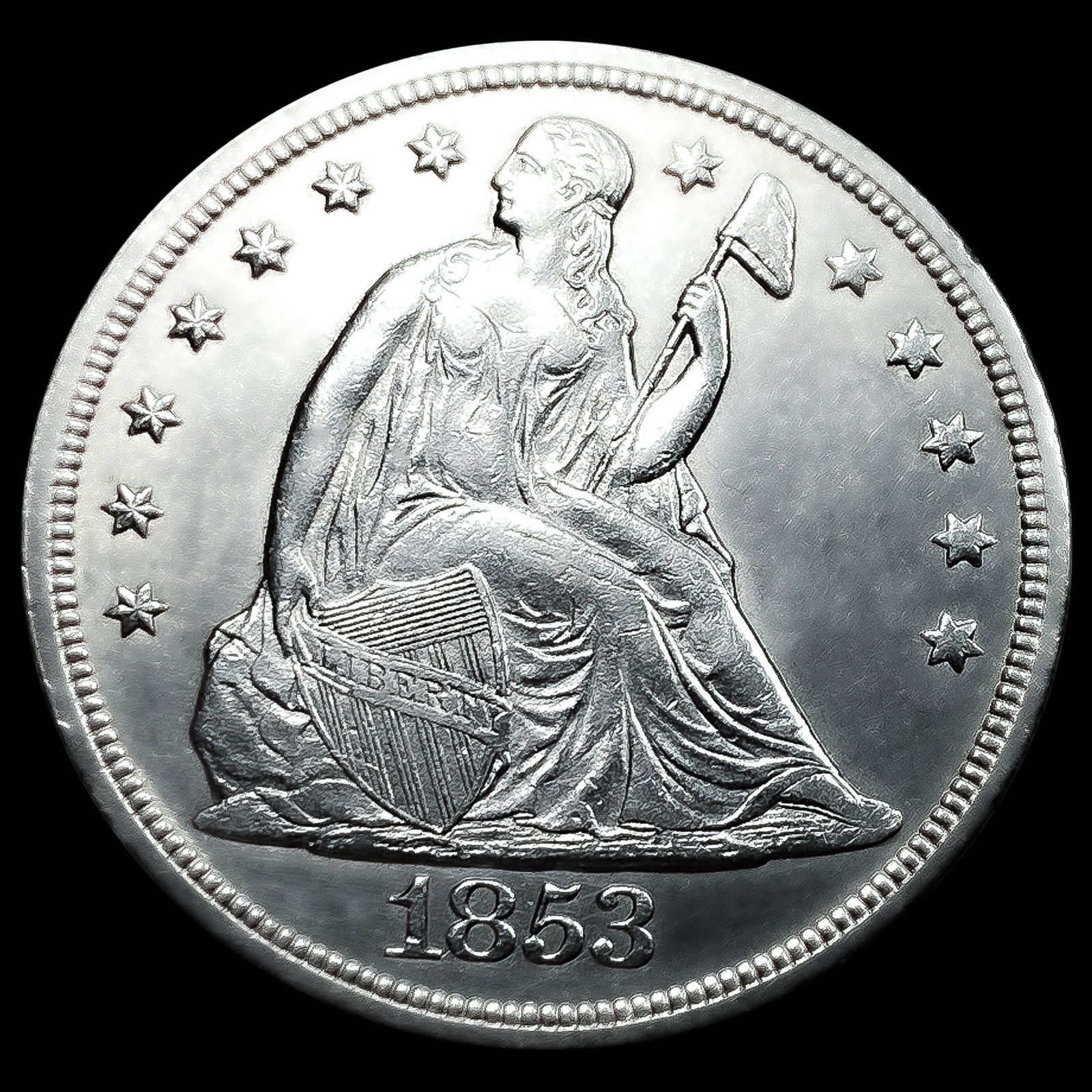 1853 Seated Liberty Dollar (1 of 2)