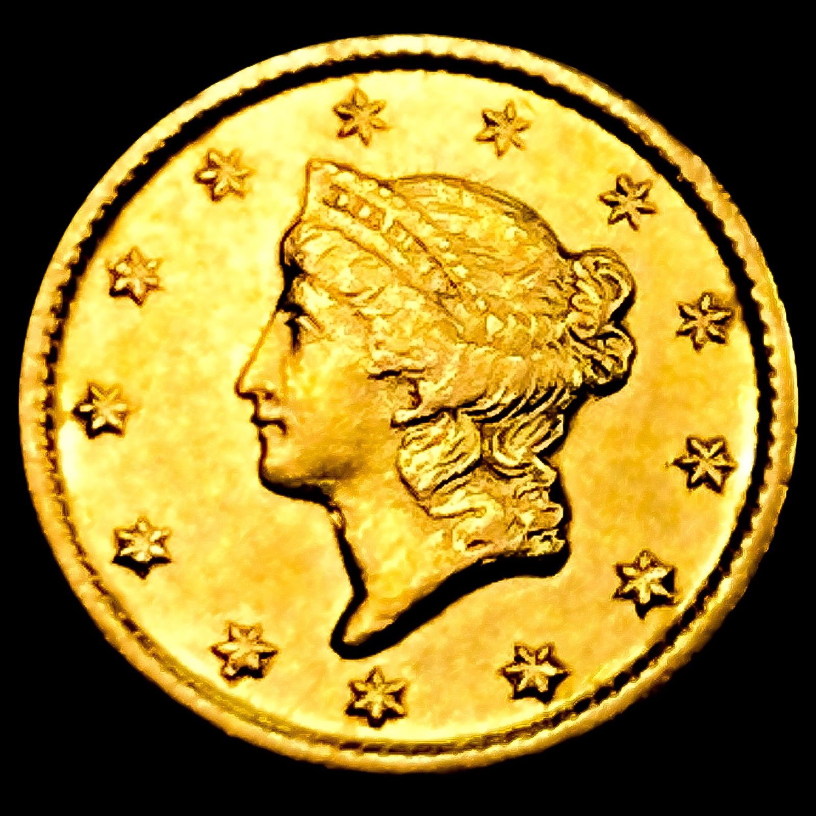 1849-O Rare Gold Dollar (1 of 2)