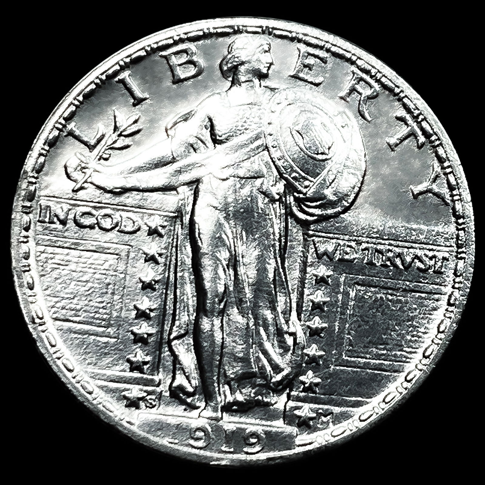 1919-S Standing Liberty Quarter: 1919-S Standing Liberty Quarter