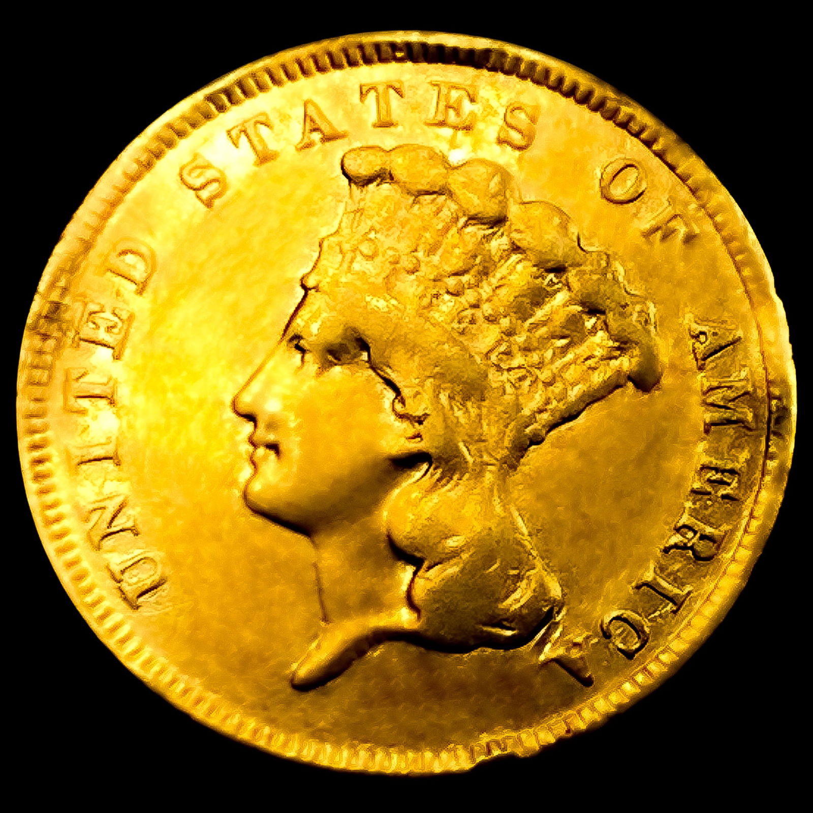 1859 $3 Gold Piece: 1859 $3 Gold Piece