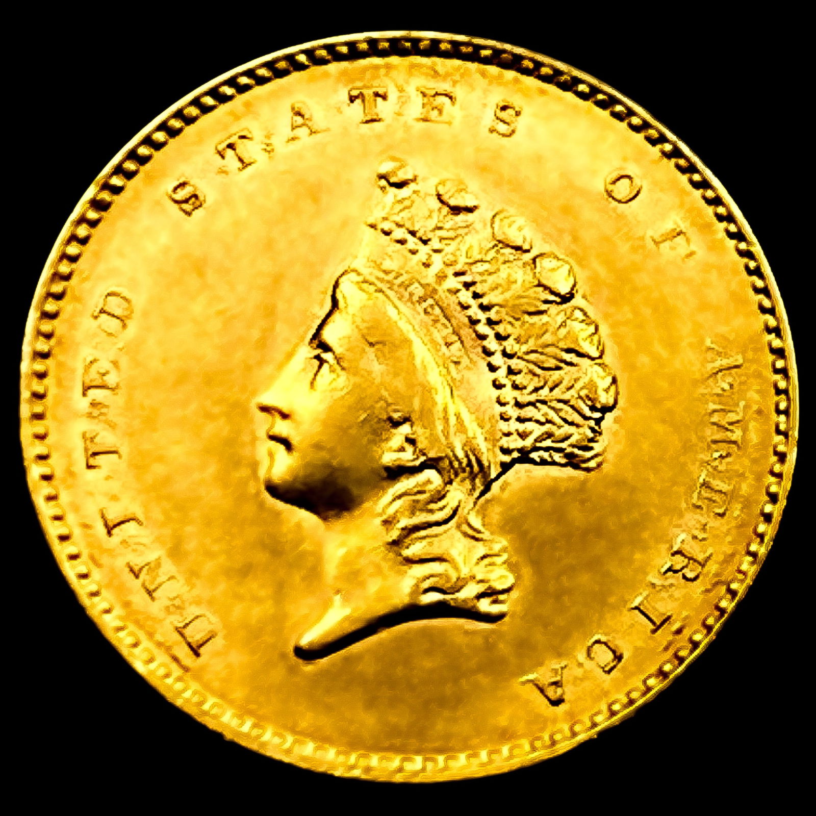 1854 Rare Gold Dollar (1 of 2)