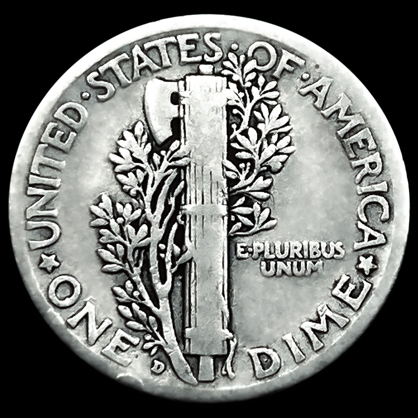 1916-D Mercury Dime - 2