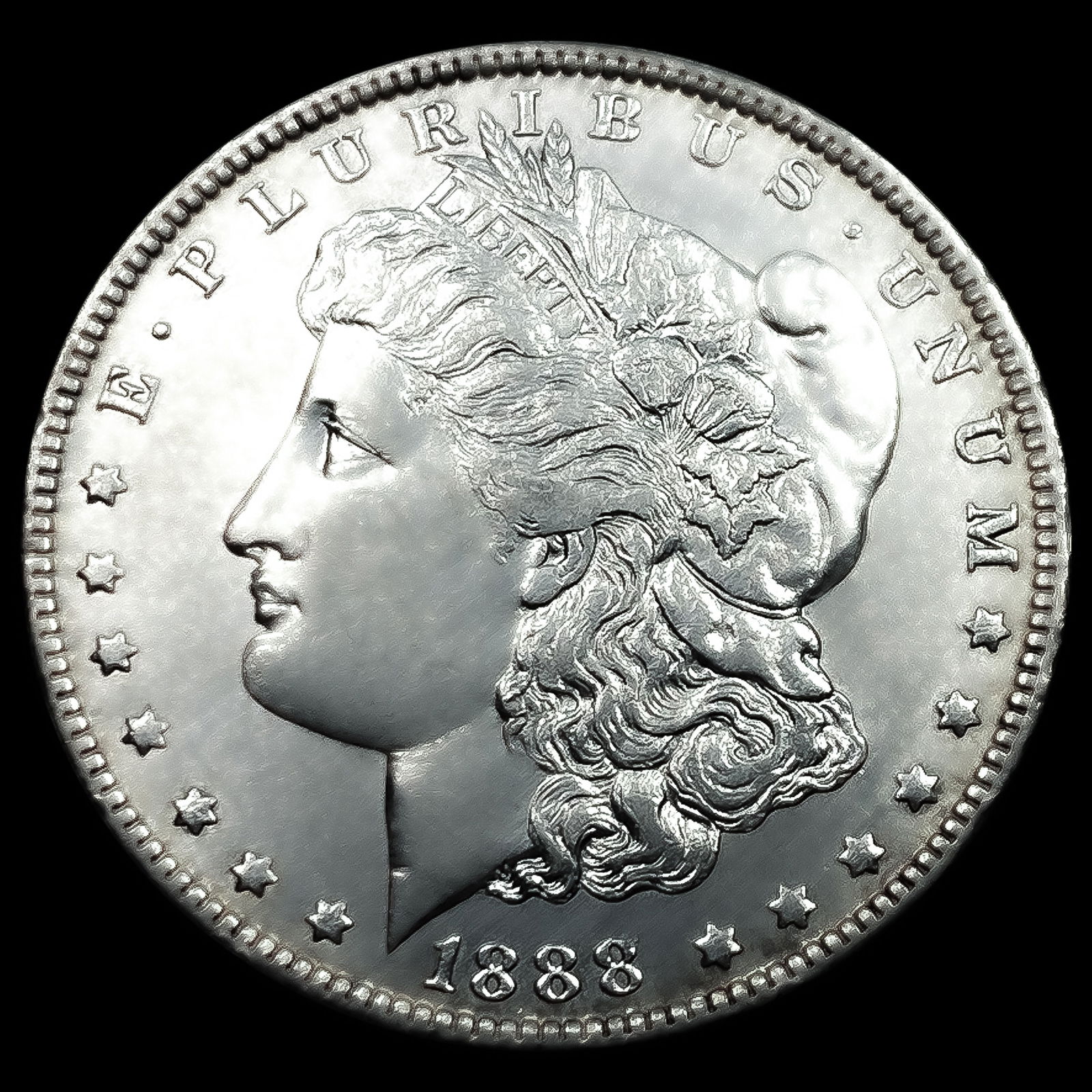 1888-O Hot Lips Morgan Silver Dollar: 1888-O Hot Lips Morgan Silver Dollar