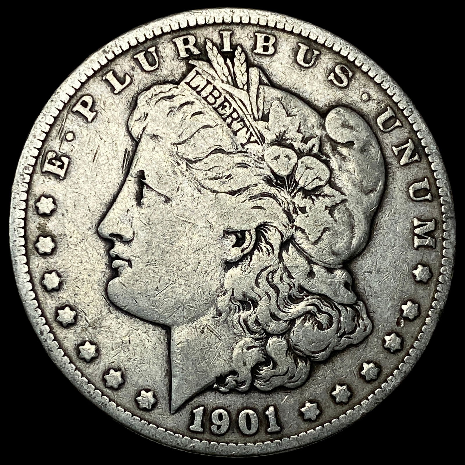1901 Morgan Silver Dollar NICELY CIRCULATED: 1901 Morgan Silver Dollar NICELY CIRCULATED