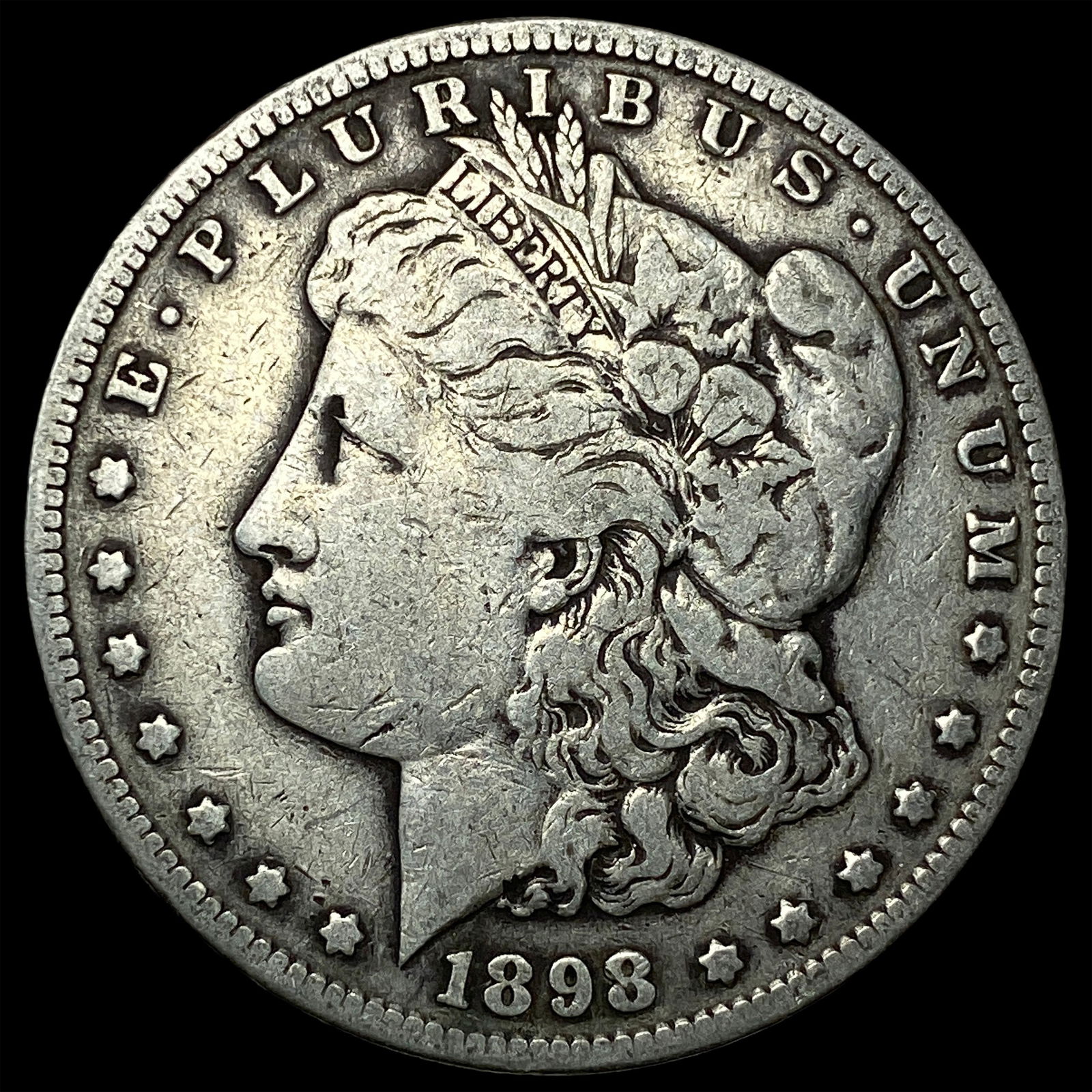 1898-S Silver Morgan Dollar ABOUT UNCIRCULATED: 1898-S Silver Morgan Dollar ABOUT UNCIRCULATED