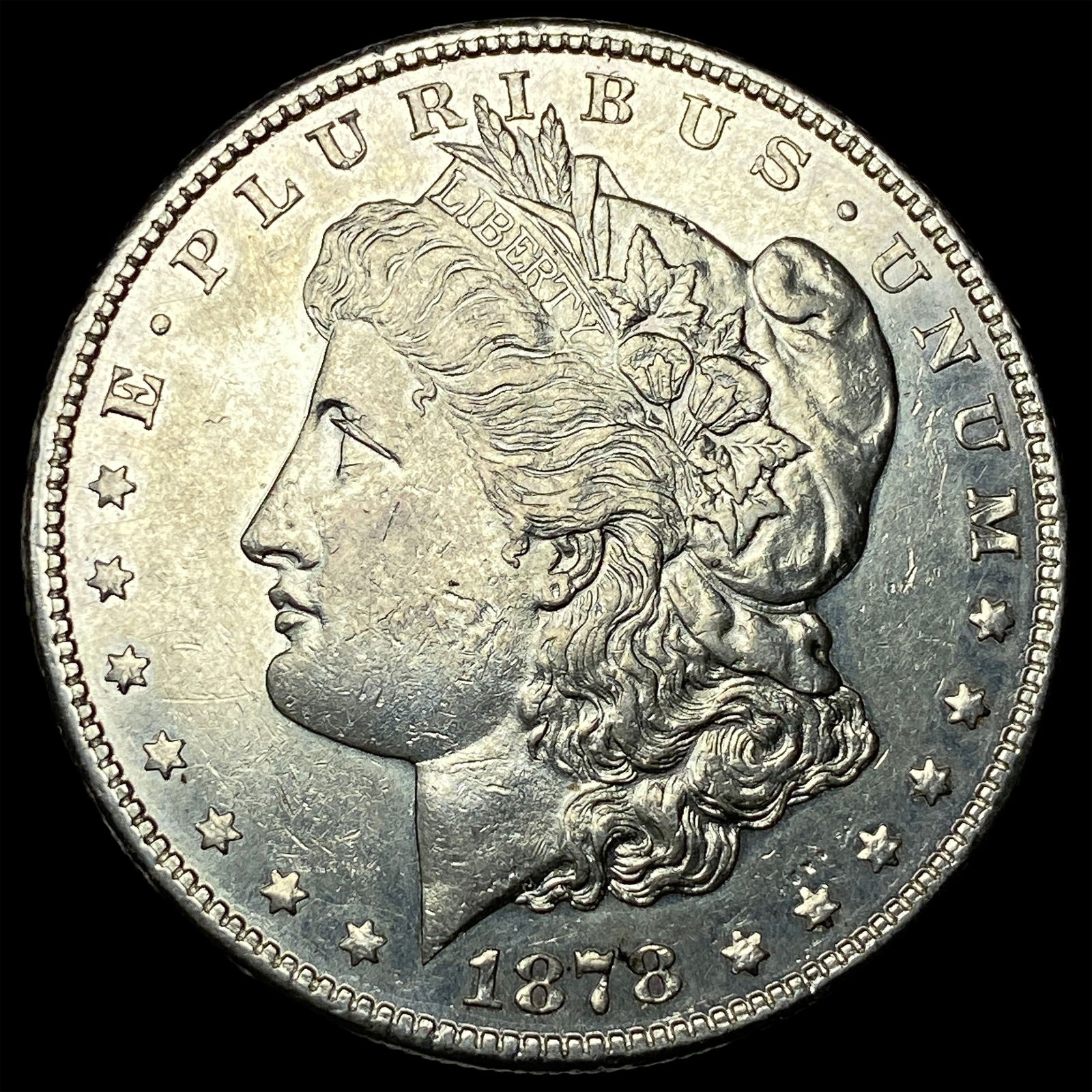 1878-S Silver Morgan Dollar CLOSELY UNCIRCULATED: 1878-S Silver Morgan Dollar CLOSELY UNCIRCULATED