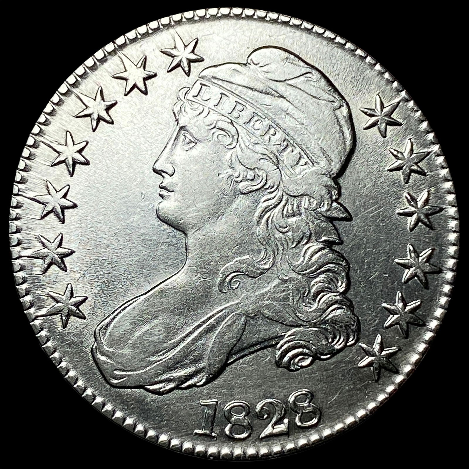 1828 Capped Bust Half Dollar UNCIRCULATED (1 of 2)