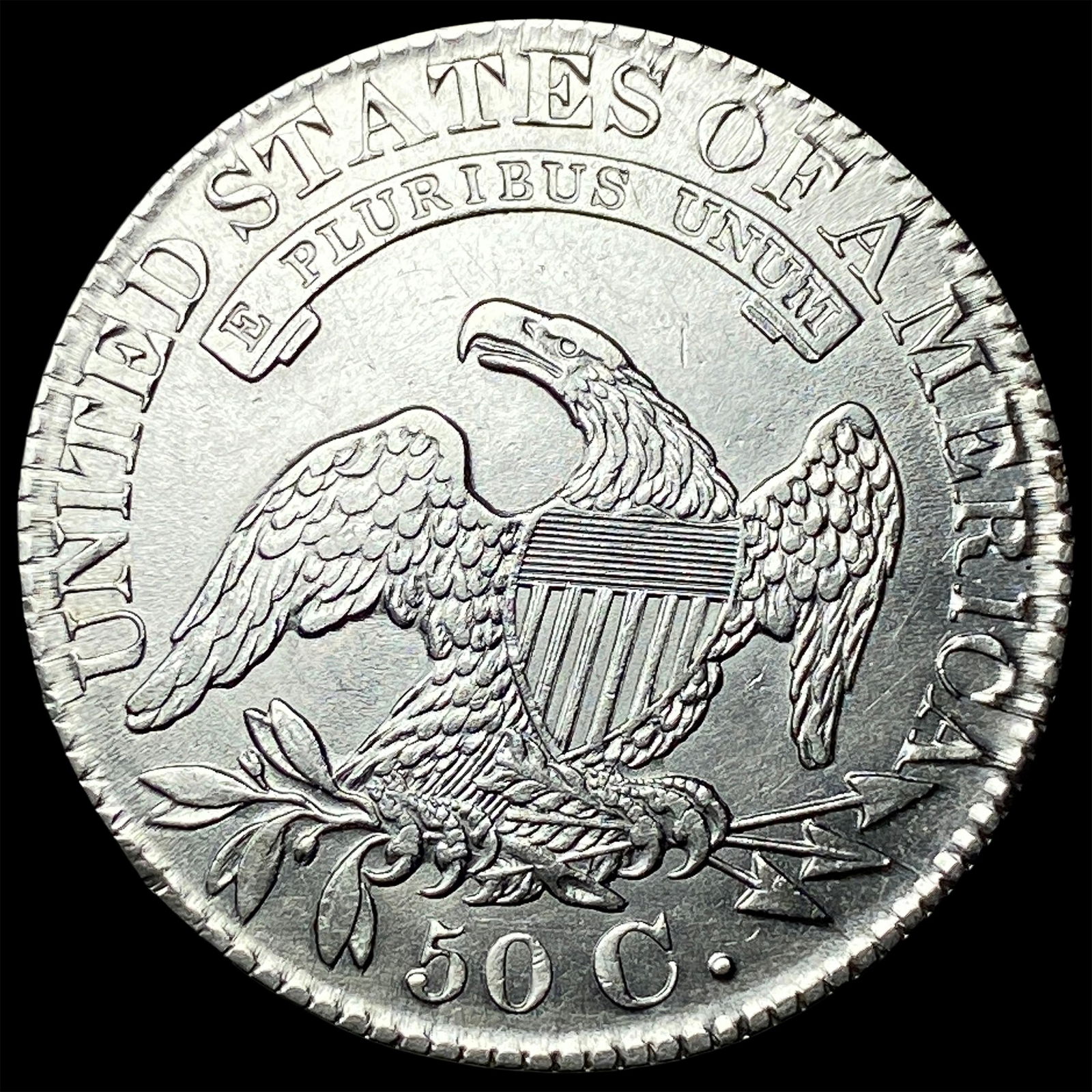 1828 Capped Bust Half Dollar UNCIRCULATED - 2