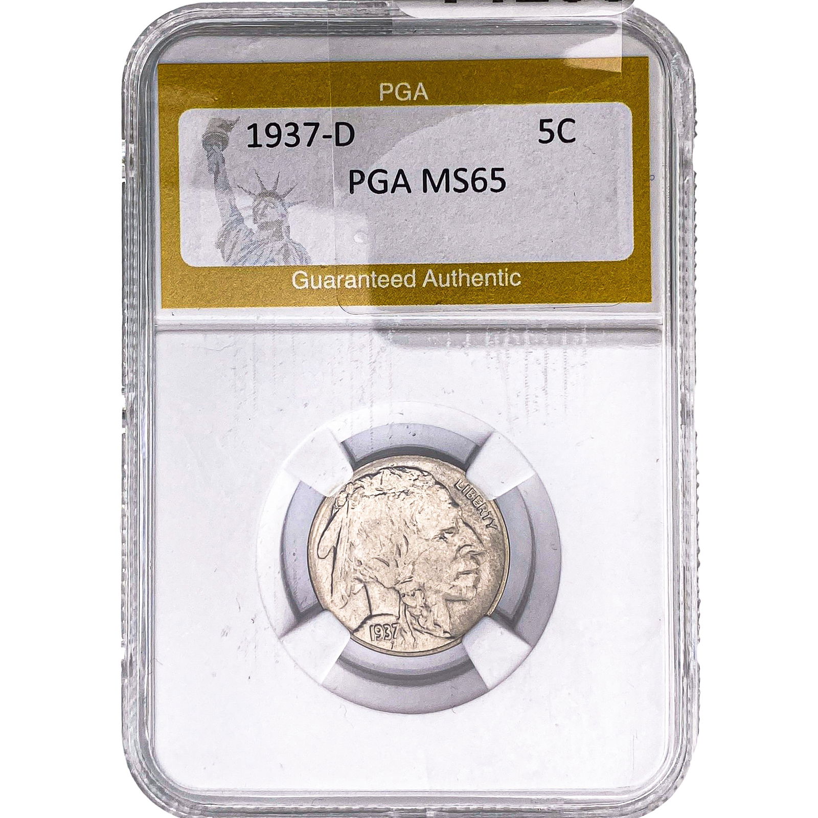 1937-D Buffalo Nickel PGA MS65 (1 of 2)