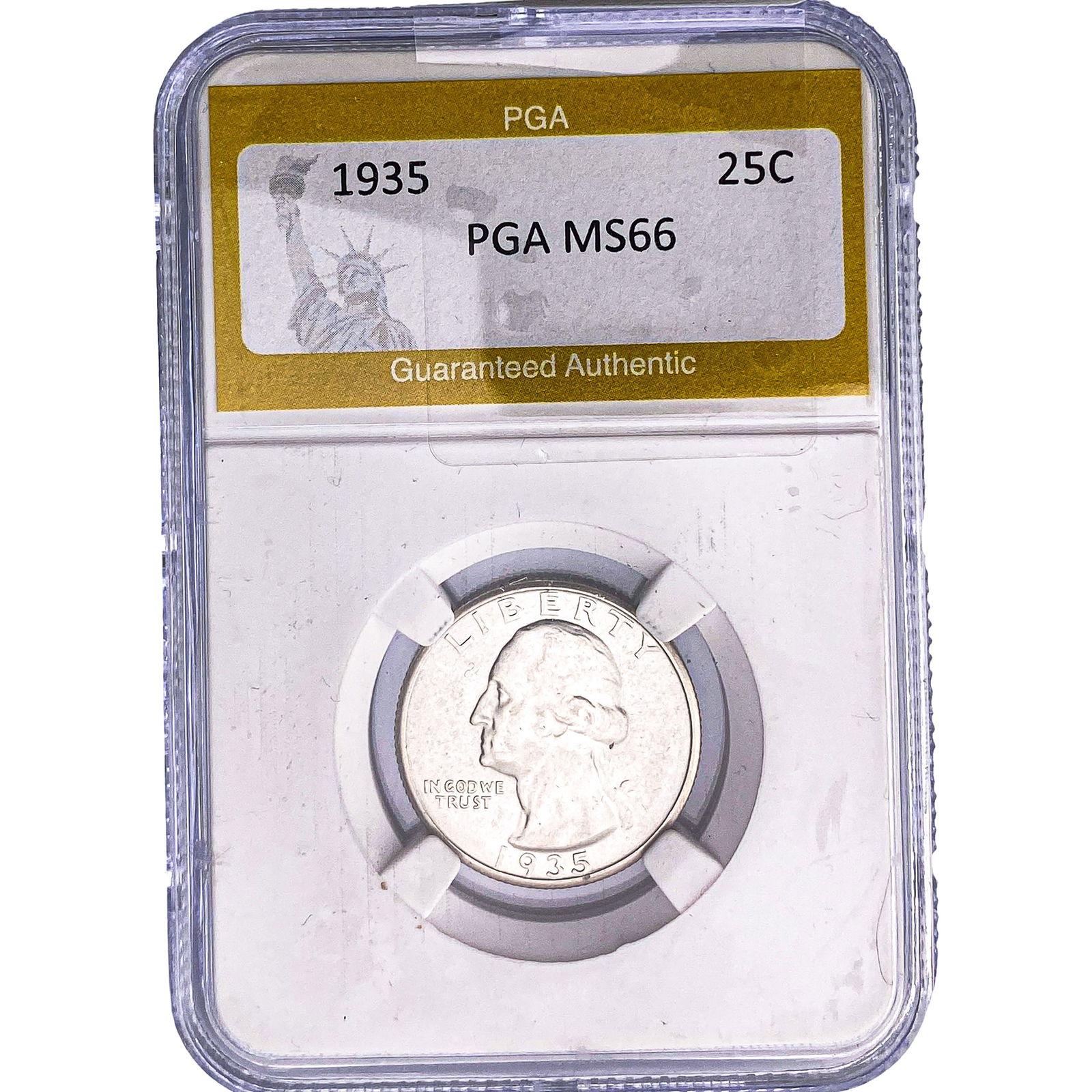 1935 Washington Silver Quarter PGA MS66: 1935 Washington Silver Quarter PGA MS66