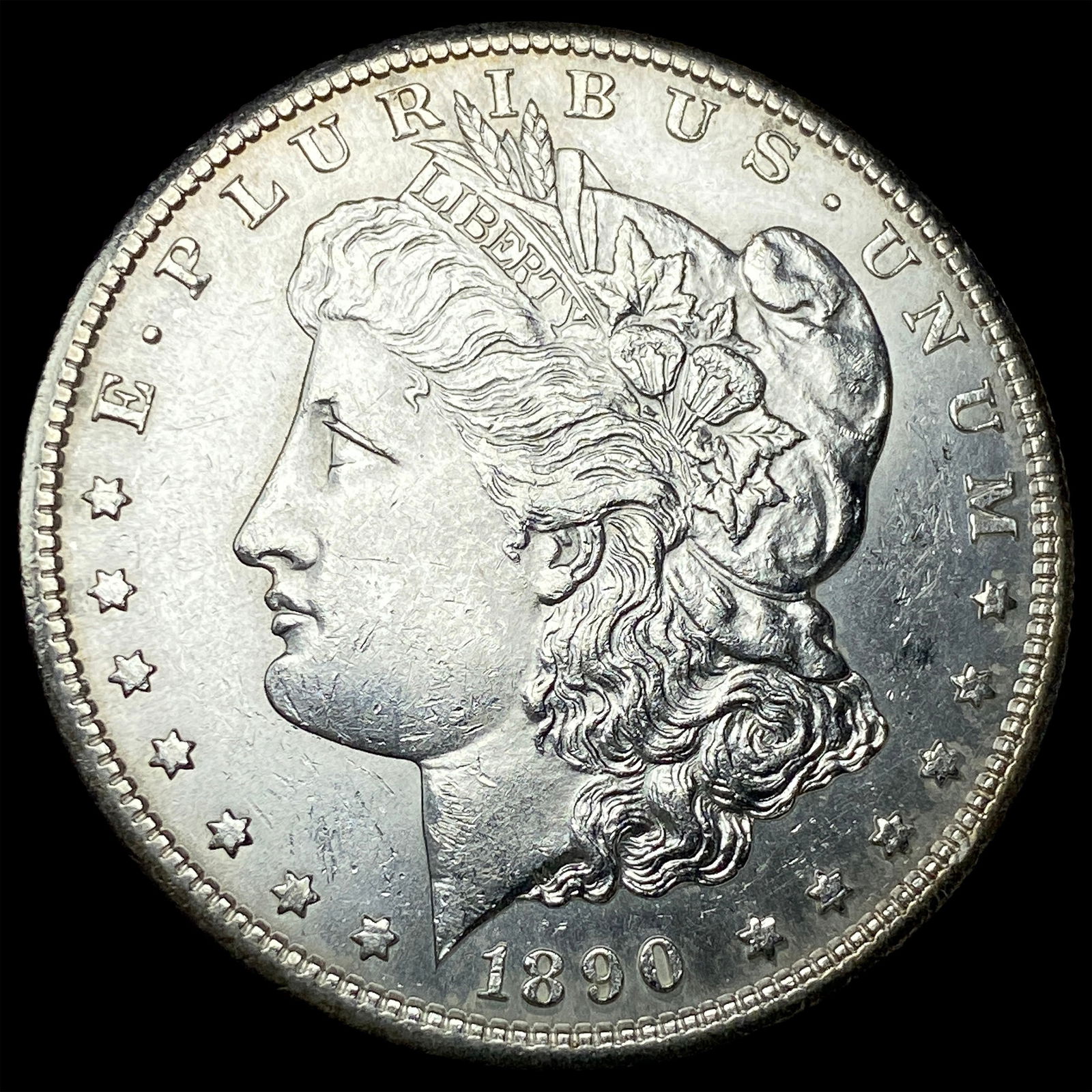 1890-S Silver Morgan Dollar UNCIRCULATED: 1890-S Silver Morgan Dollar UNCIRCULATED